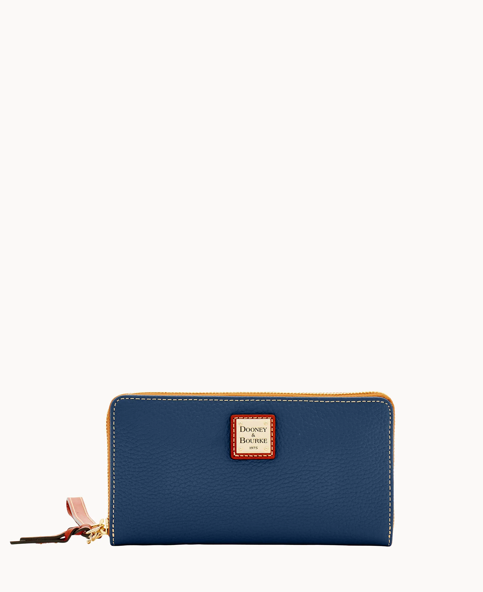 Pebble Grain Large Zip Around Wristlet - Image 45