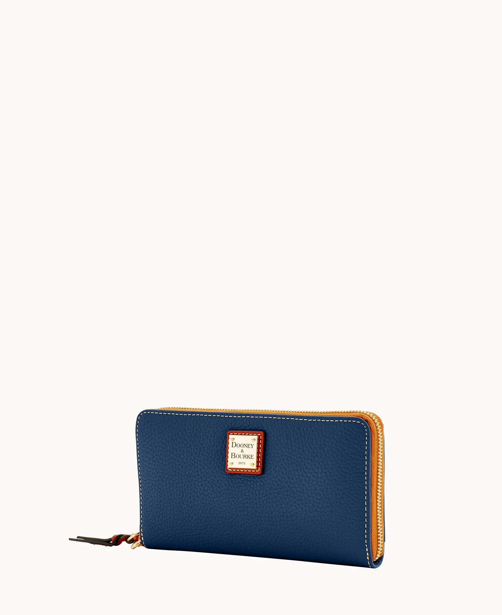 Pebble Grain Large Zip Around Wristlet - Image 46