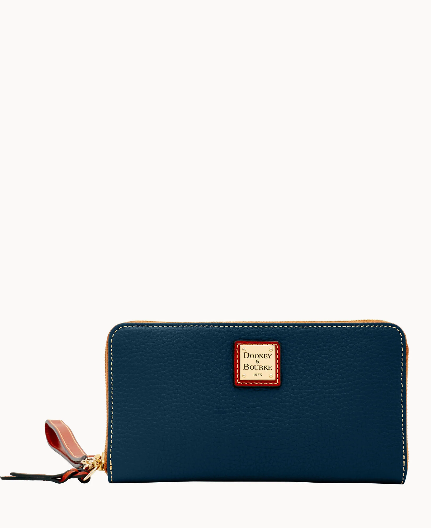 Pebble Grain Large Zip Around Wristlet - Image 54