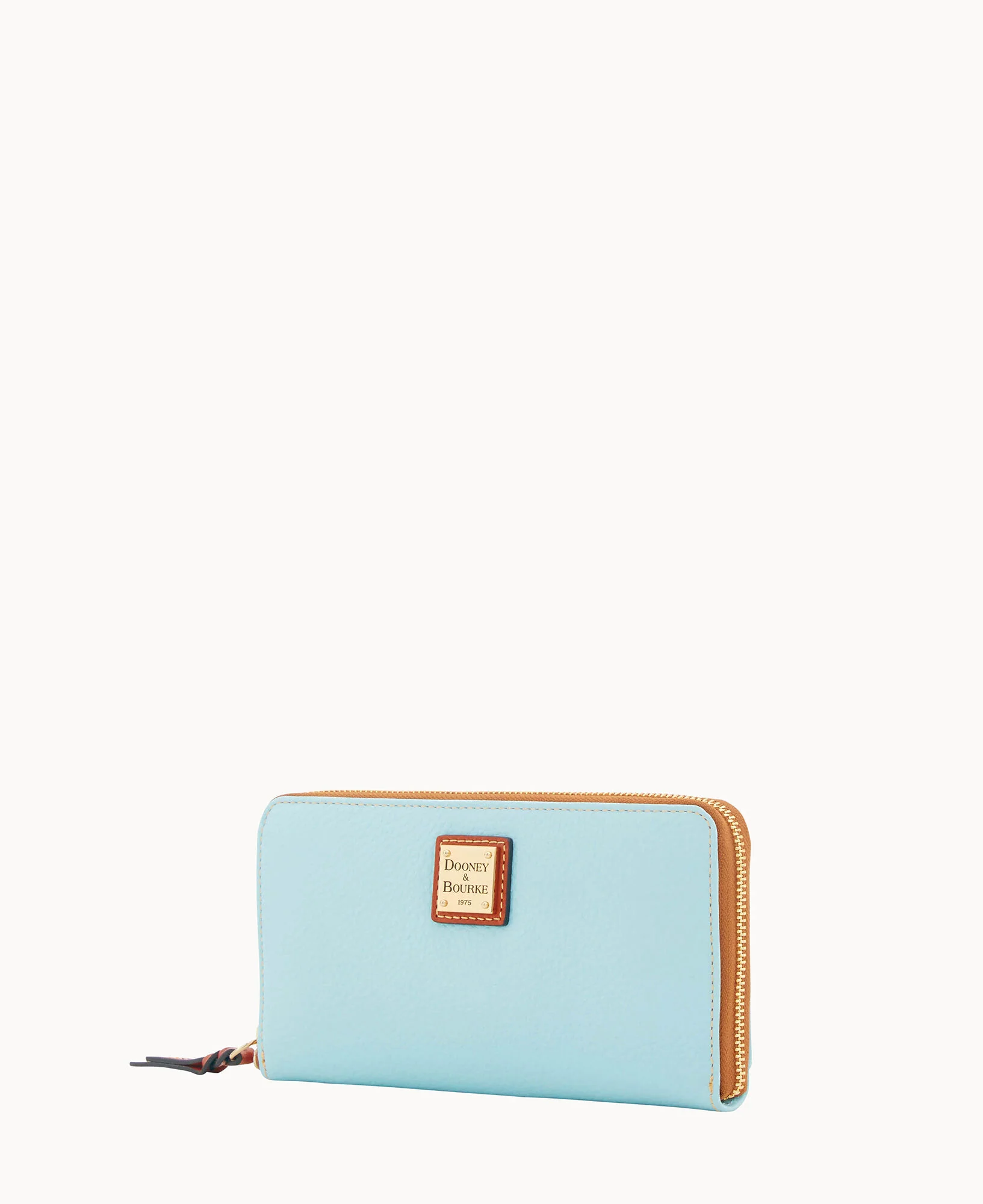 Pebble Grain Large Zip Around Wristlet - Image 58