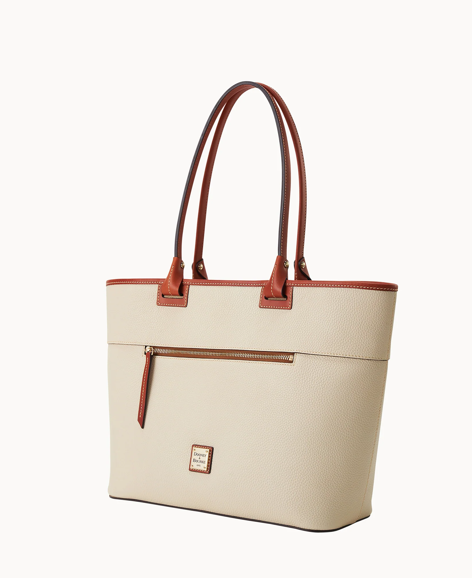 Pebble Grain Large Zip Tote - Image 13