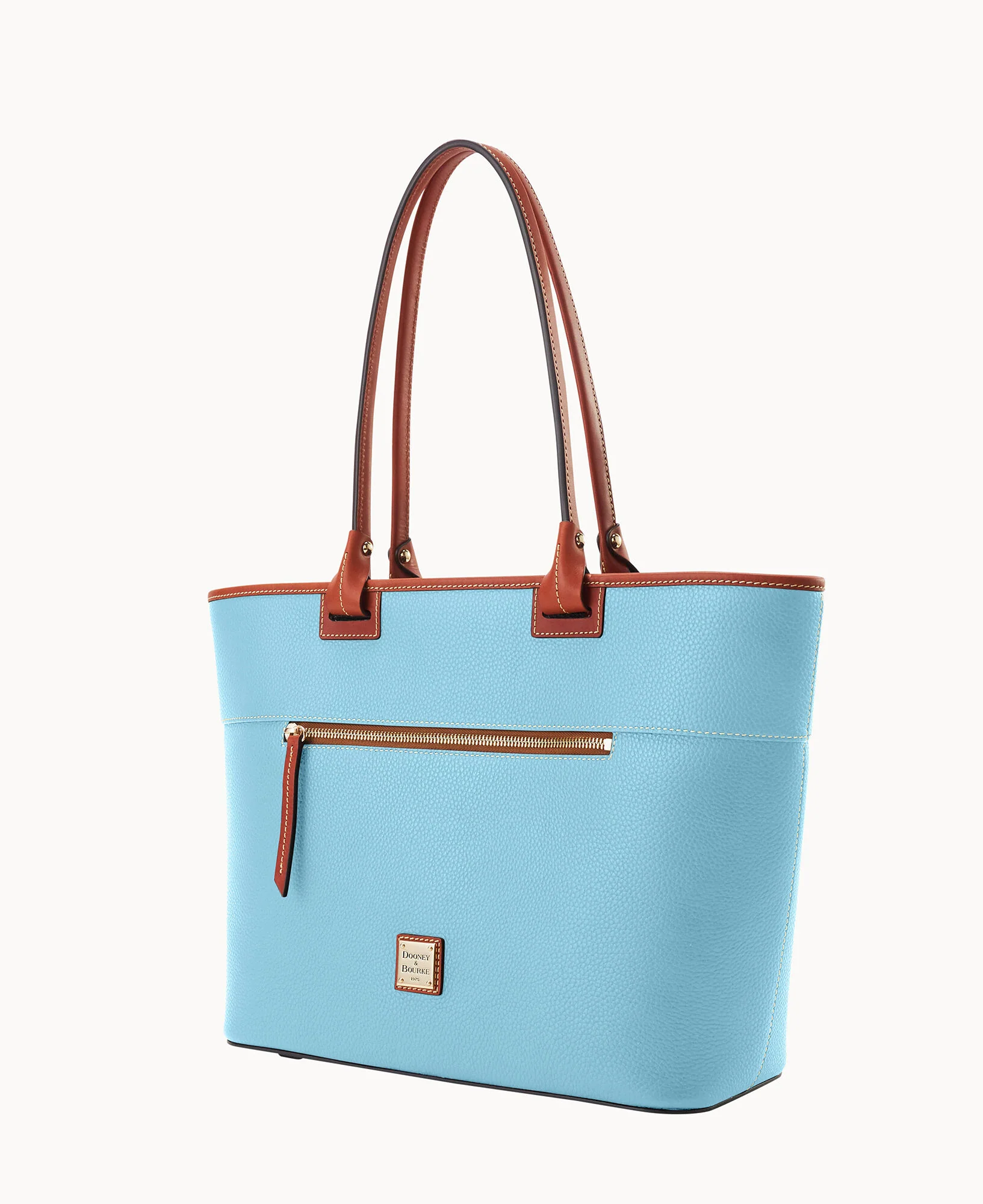 Pebble Grain Large Zip Tote - Image 46
