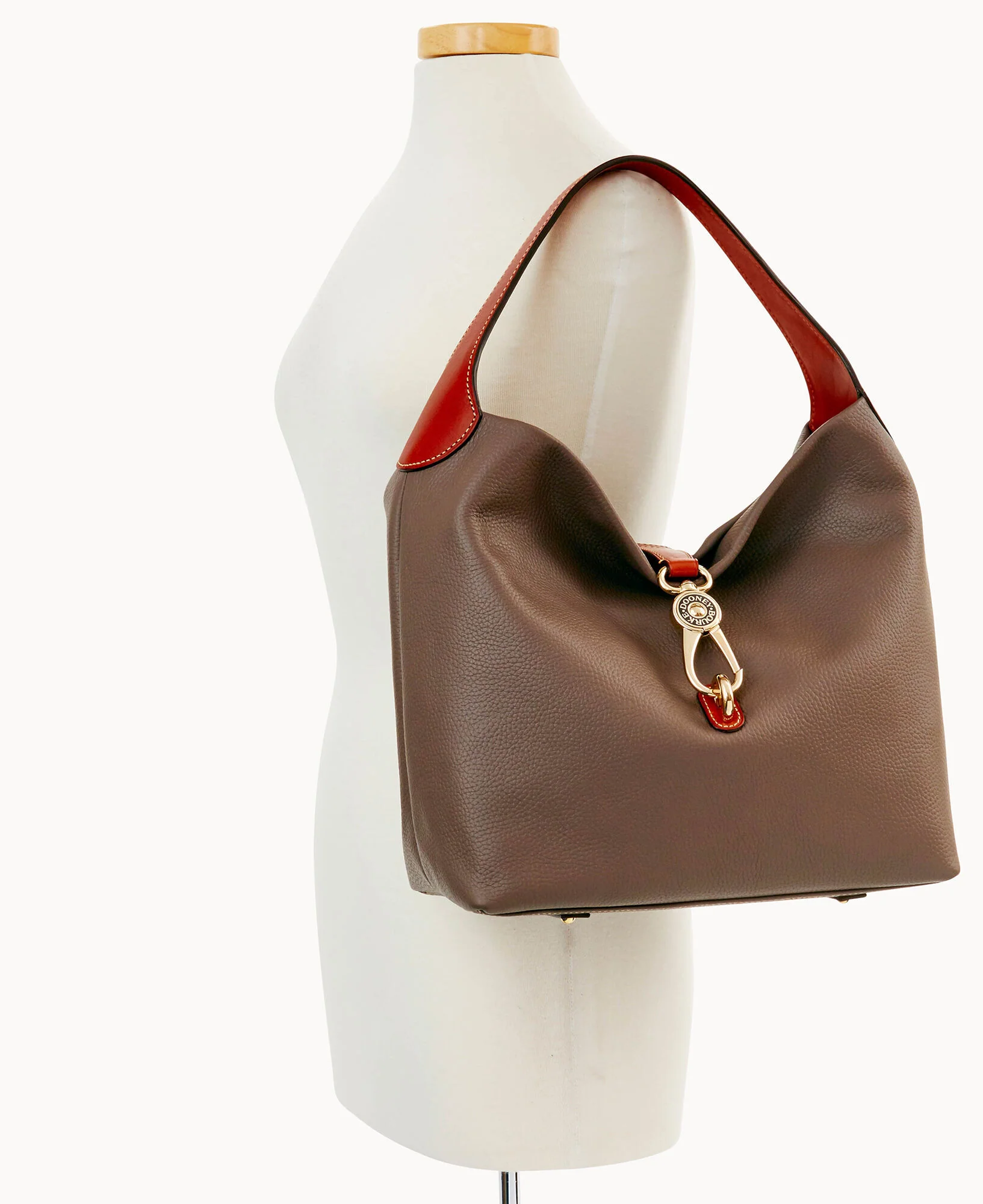 Pebble Grain Logo Lock Shoulder Bag - Image 31