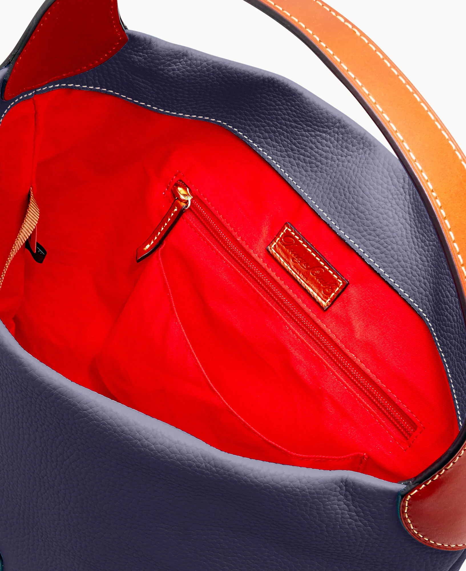 Pebble Grain Logo Lock Shoulder Bag - Image 42