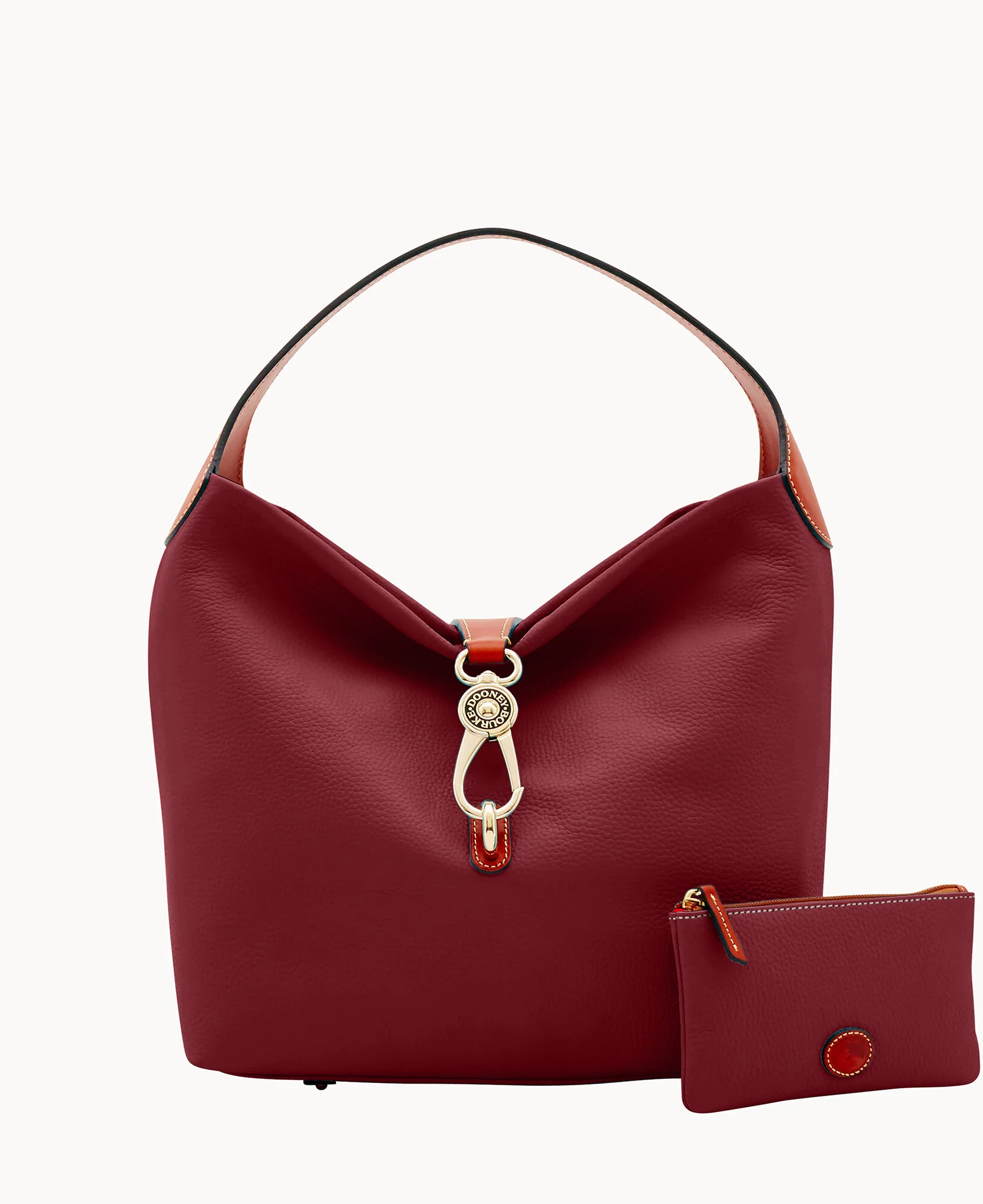 Pebble Grain Logo Lock Shoulder Bag - Image 52
