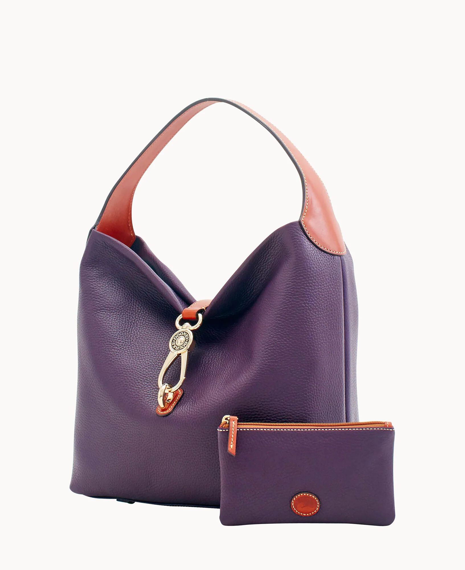 Pebble Grain Logo Lock Shoulder Bag - Image 56