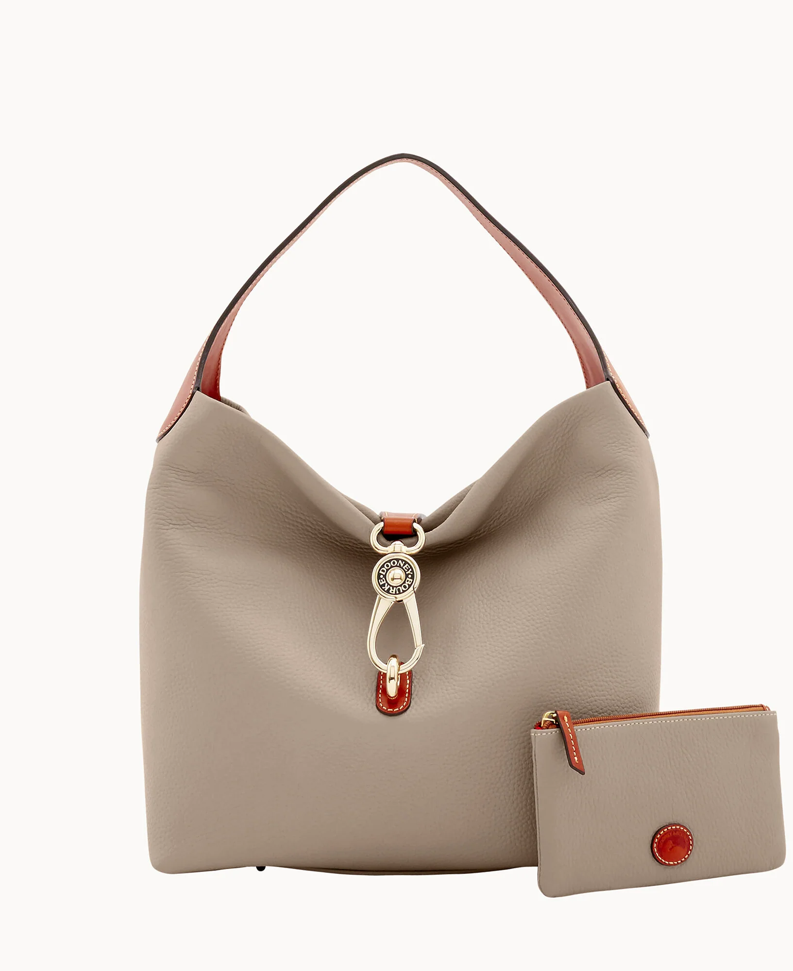 Pebble Grain Logo Lock Shoulder Bag - Image 58