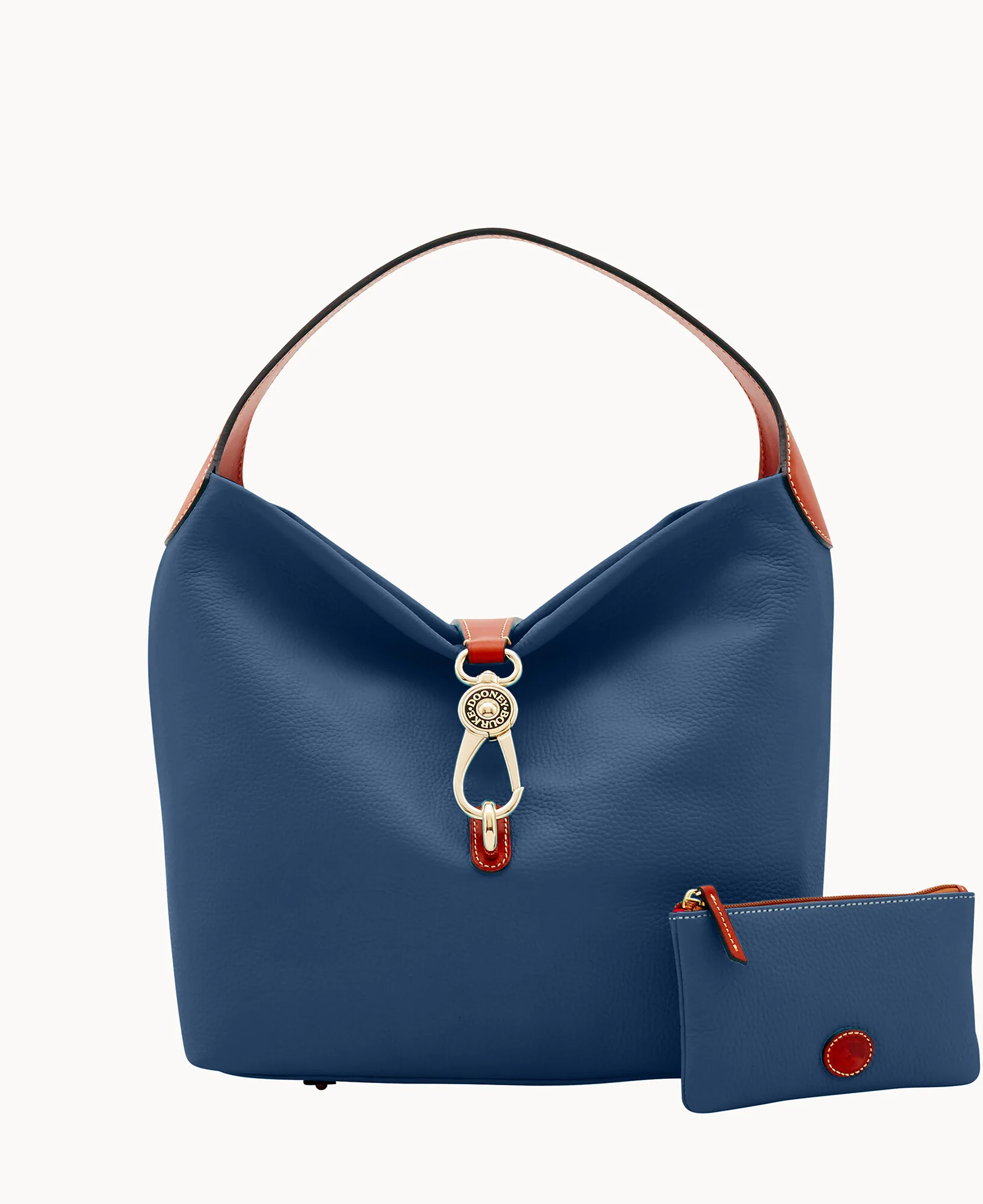 Pebble Grain Logo Lock Shoulder Bag - Image 62