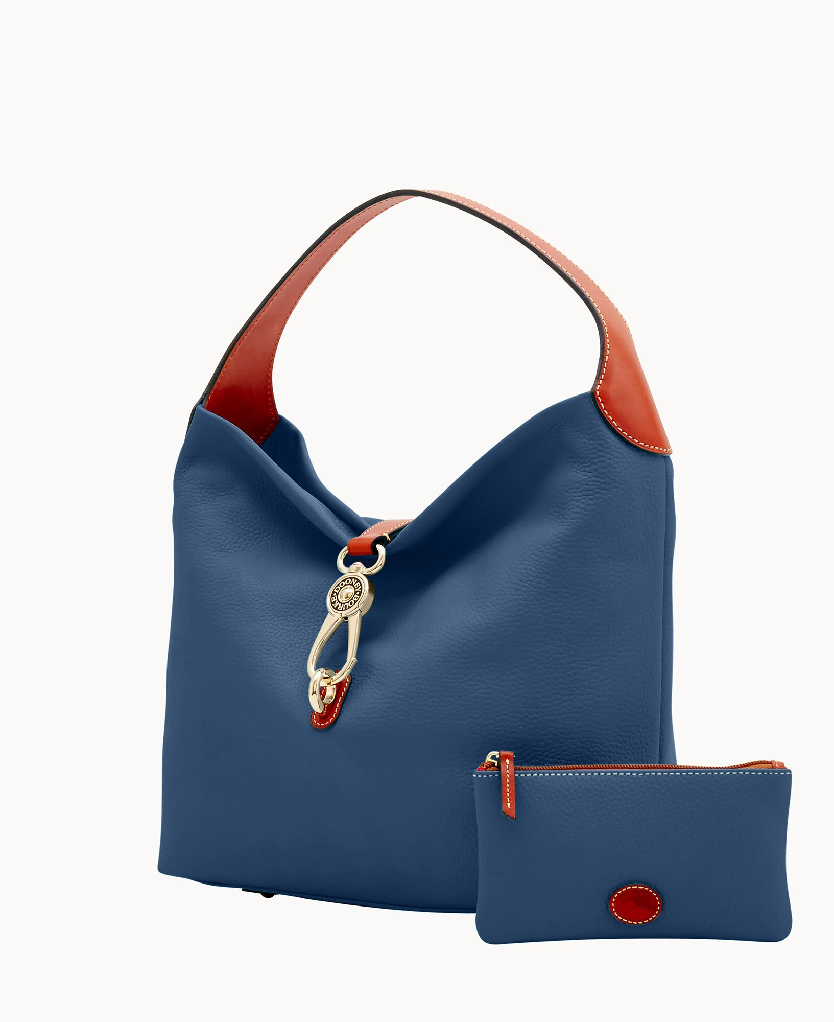 Pebble Grain Logo Lock Shoulder Bag - Image 63