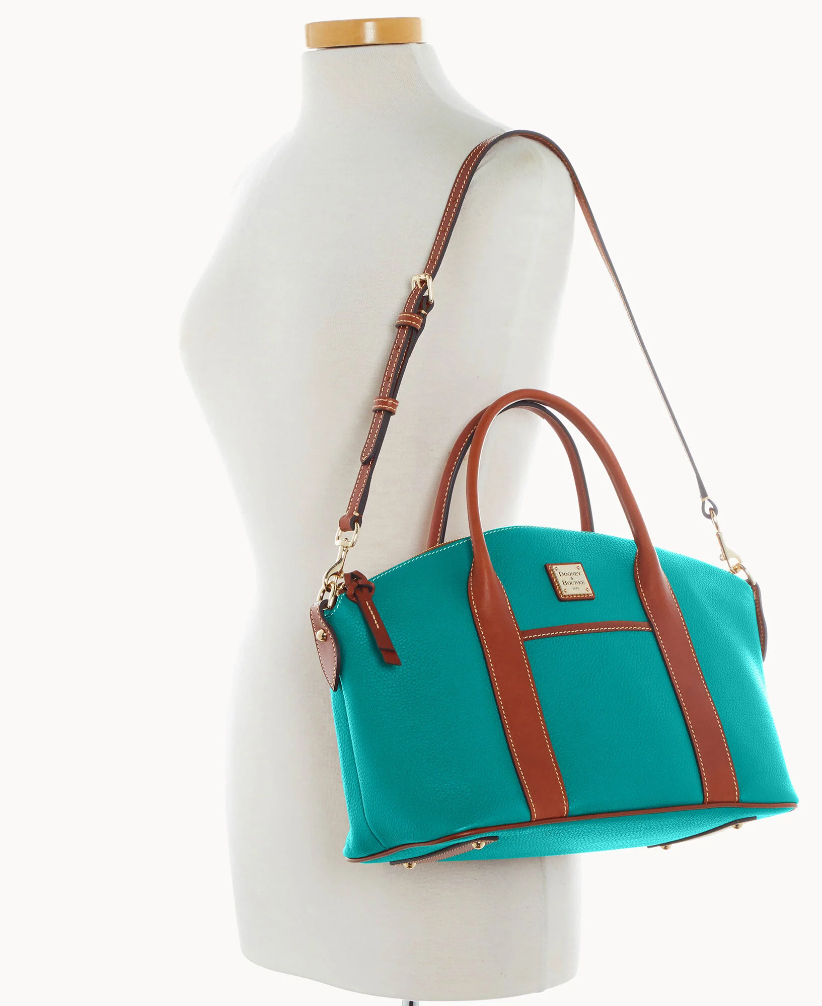 Pebble Grain Madeline Satchel - Image 34