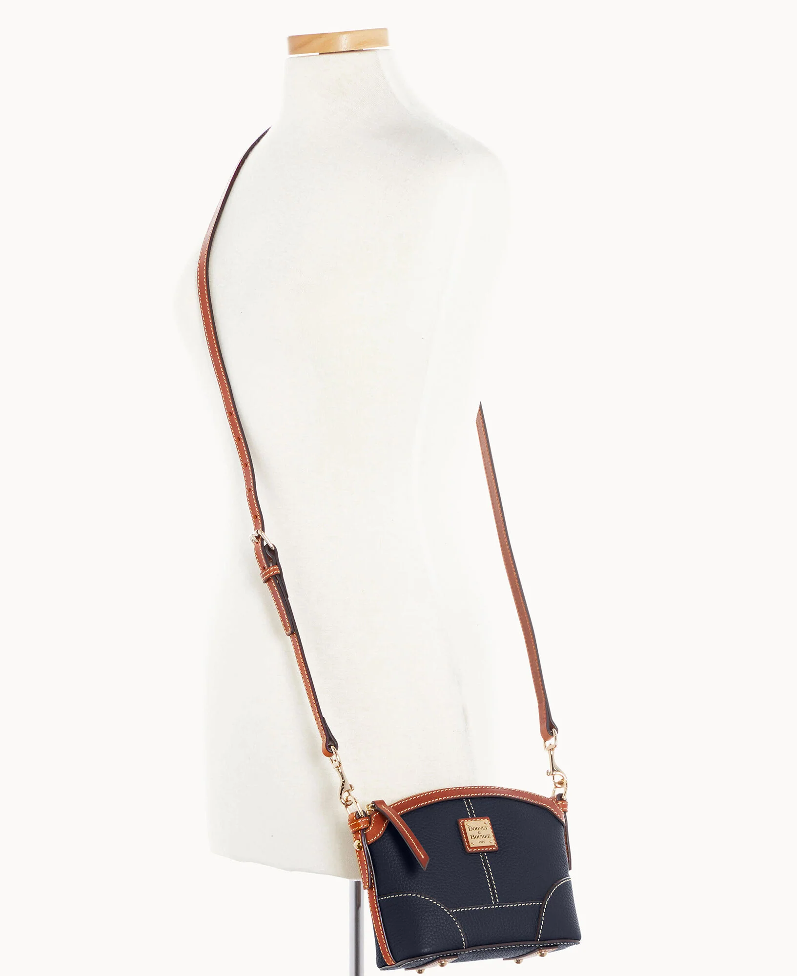 Pebble Grain Mini Domed Crossbody - Image 11