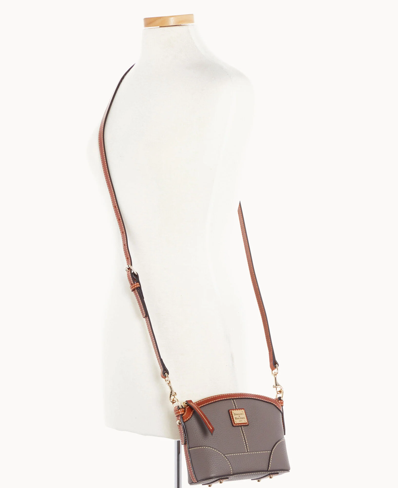 Pebble Grain Mini Domed Crossbody - Image 14
