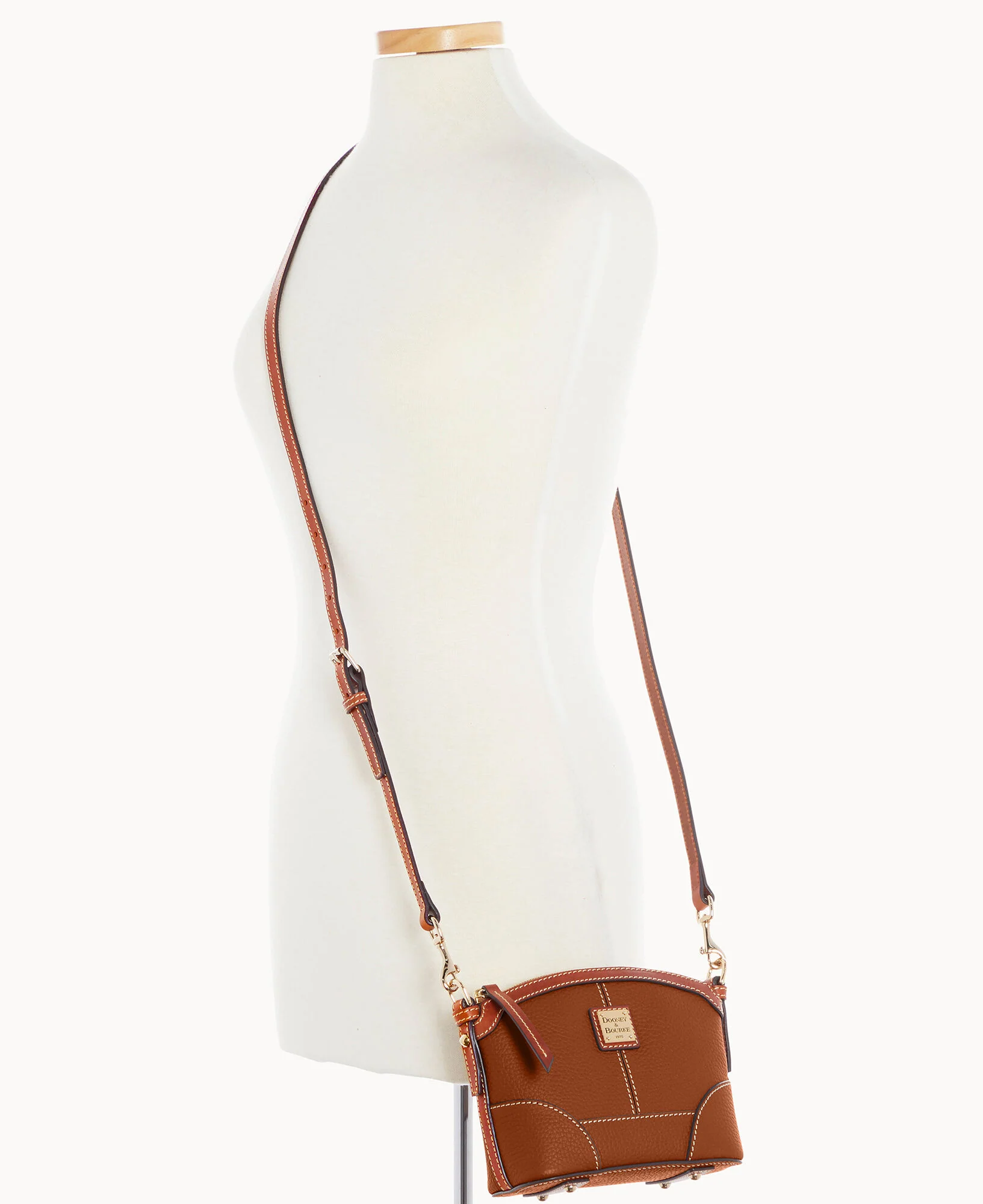 Pebble Grain Mini Domed Crossbody - Image 18