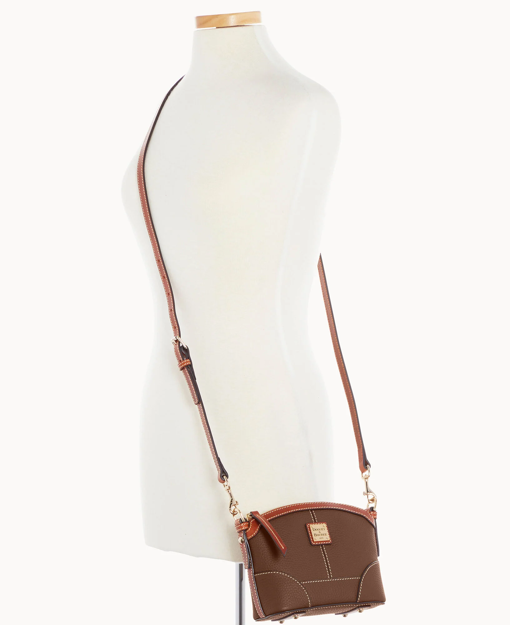 Pebble Grain Mini Domed Crossbody - Image 21