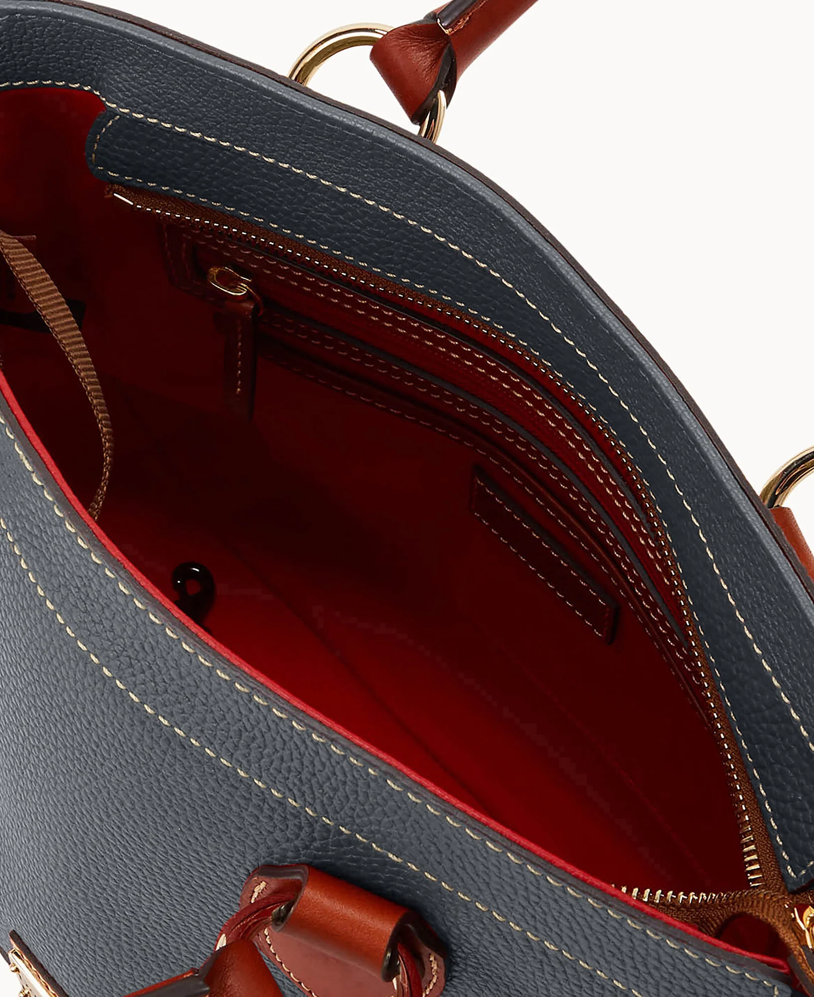 Pebble Grain Short Handle Shopper - Image 15