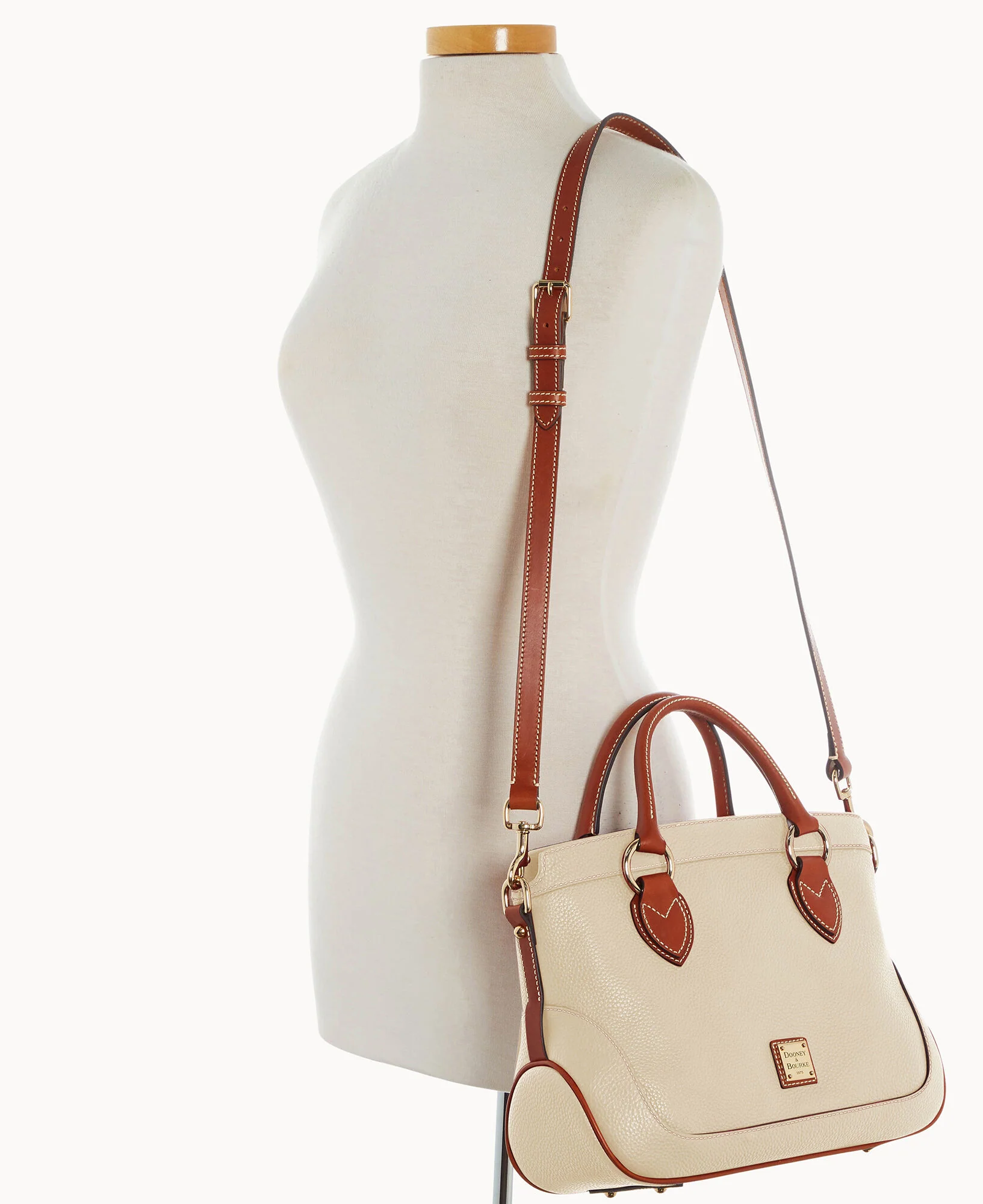 Pebble Grain Short Handle Shopper - Image 8