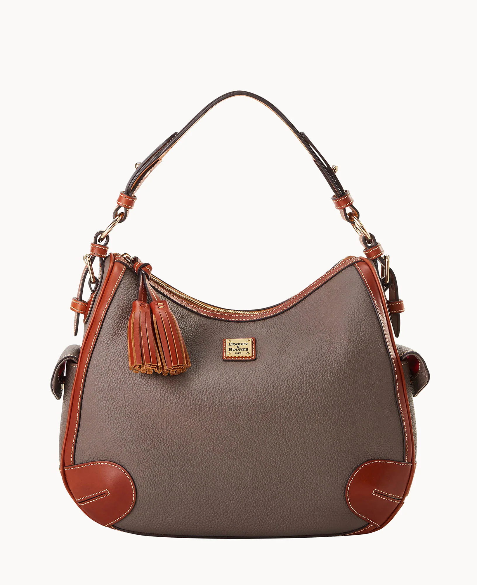 Pebble Grain Side Pocket Hobo