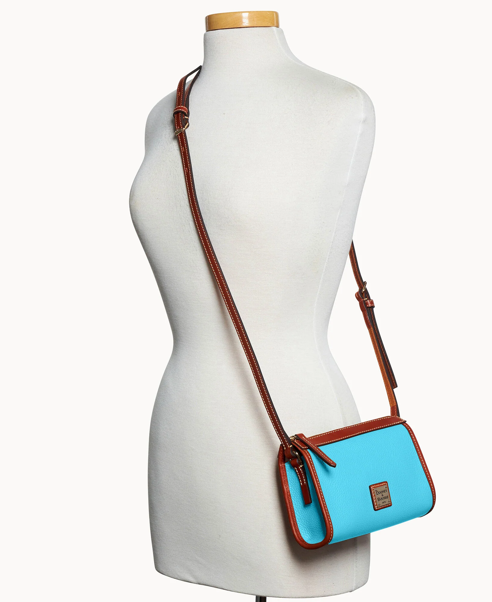 Pebble Grain Small East West Crossbody - Image 16