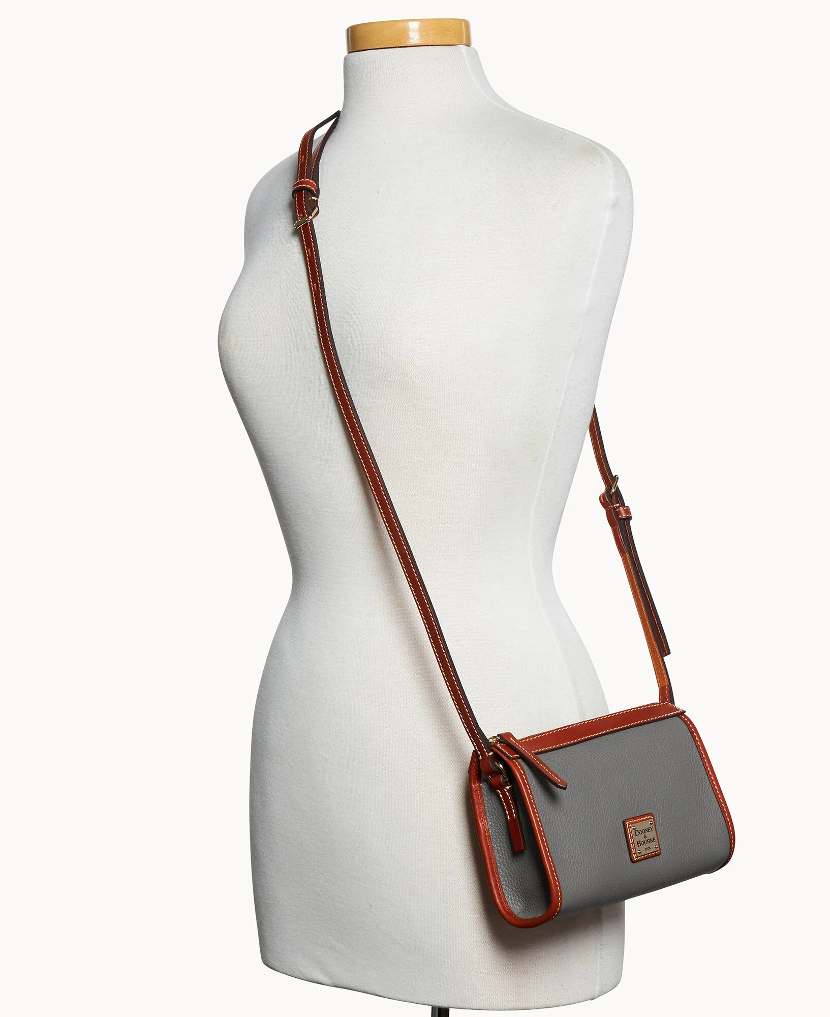 Pebble Grain Small East West Crossbody - Image 19