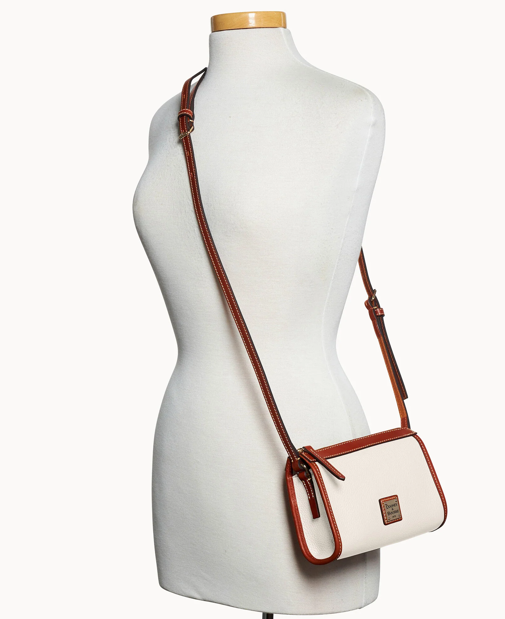 Pebble Grain Small East West Crossbody - Image 22