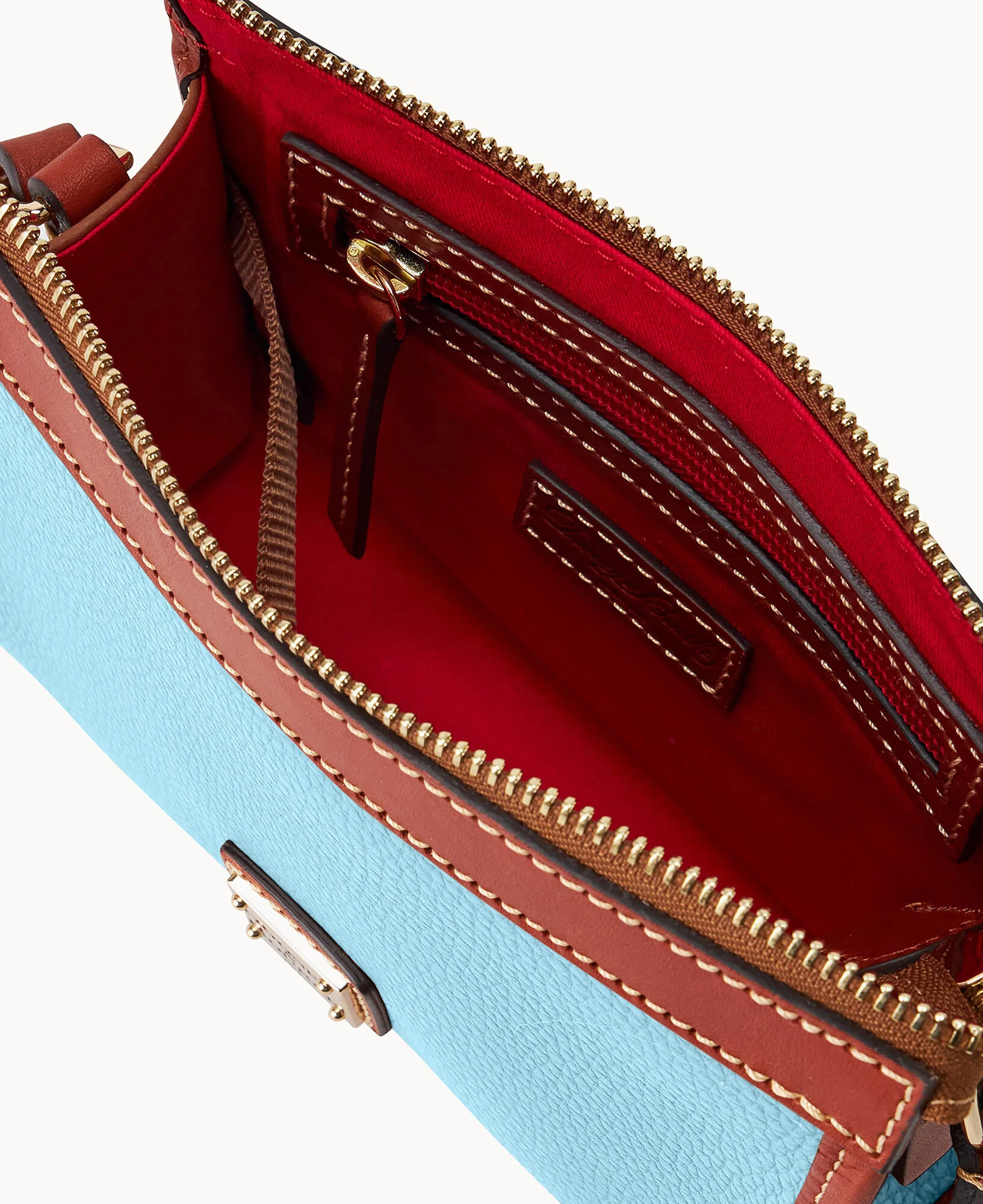 Pebble Grain Small East West Crossbody - Image 25