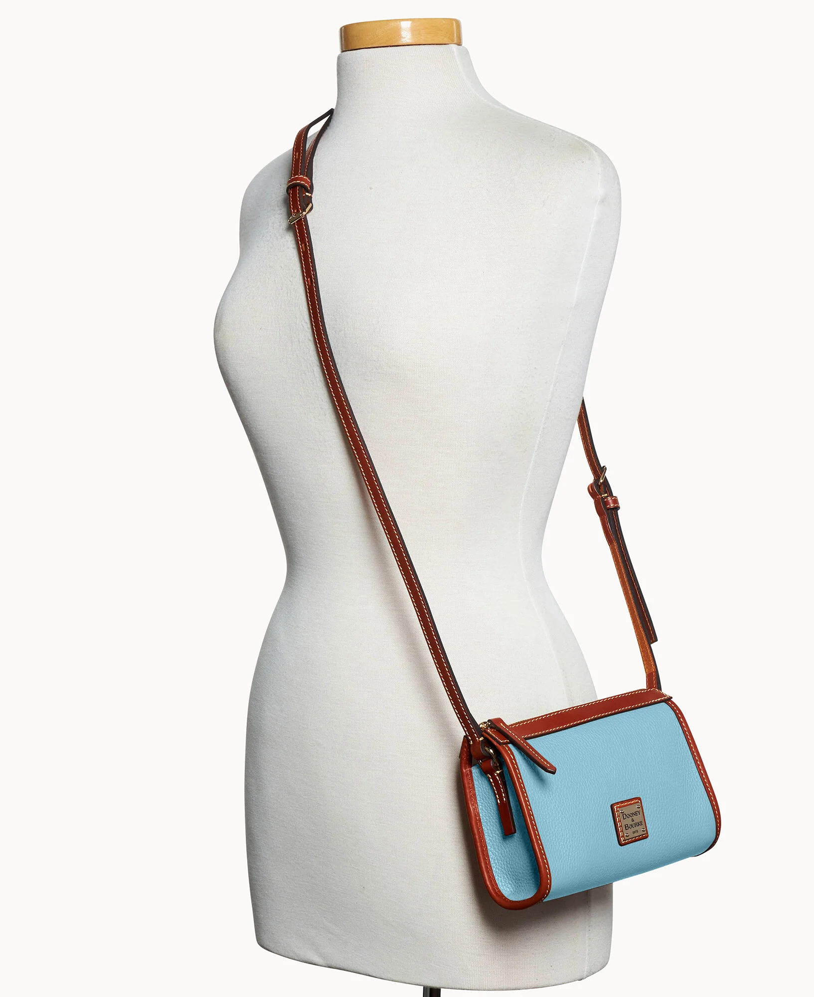 Pebble Grain Small East West Crossbody - Image 26