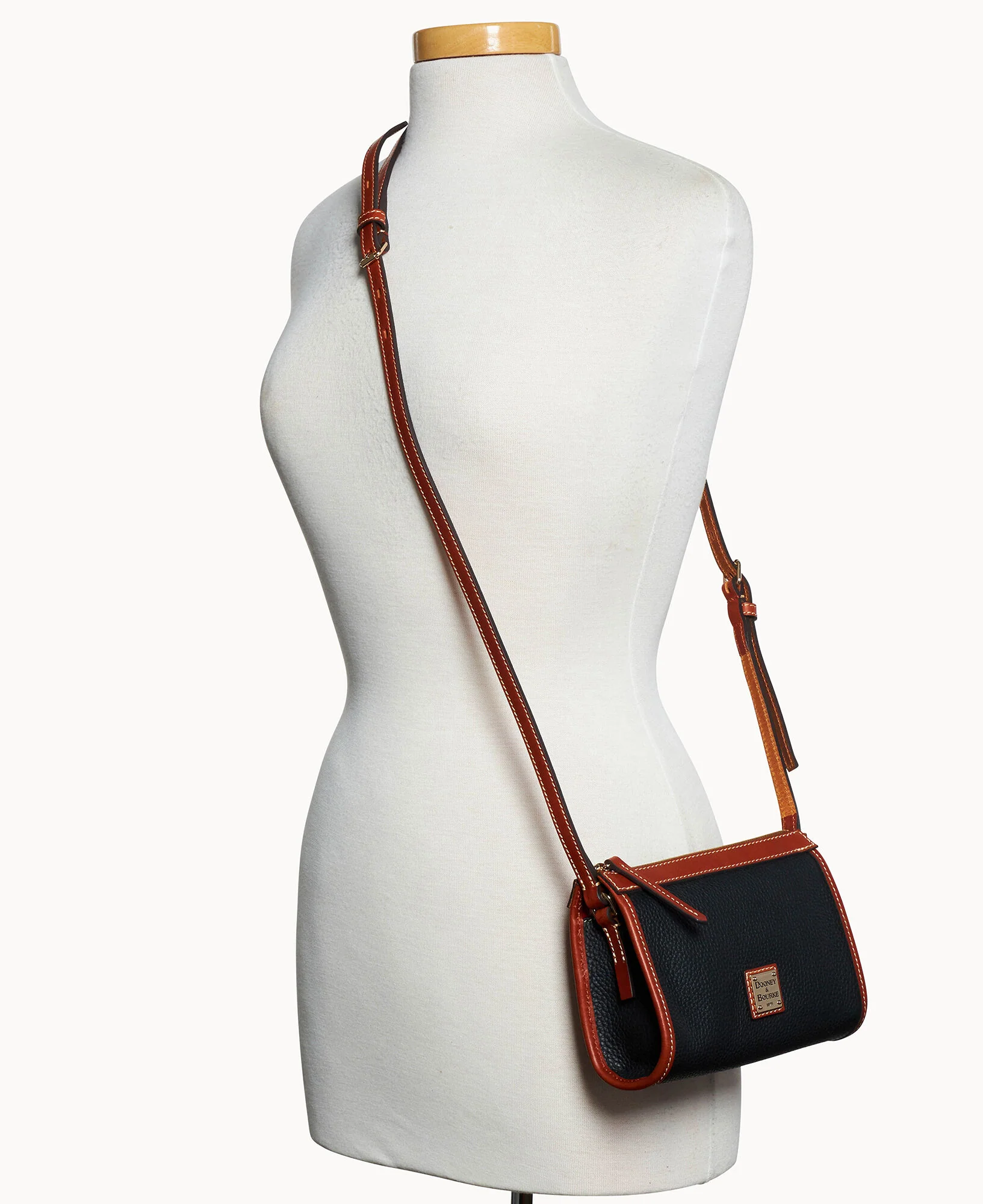 Pebble Grain Small East West Crossbody - Image 34
