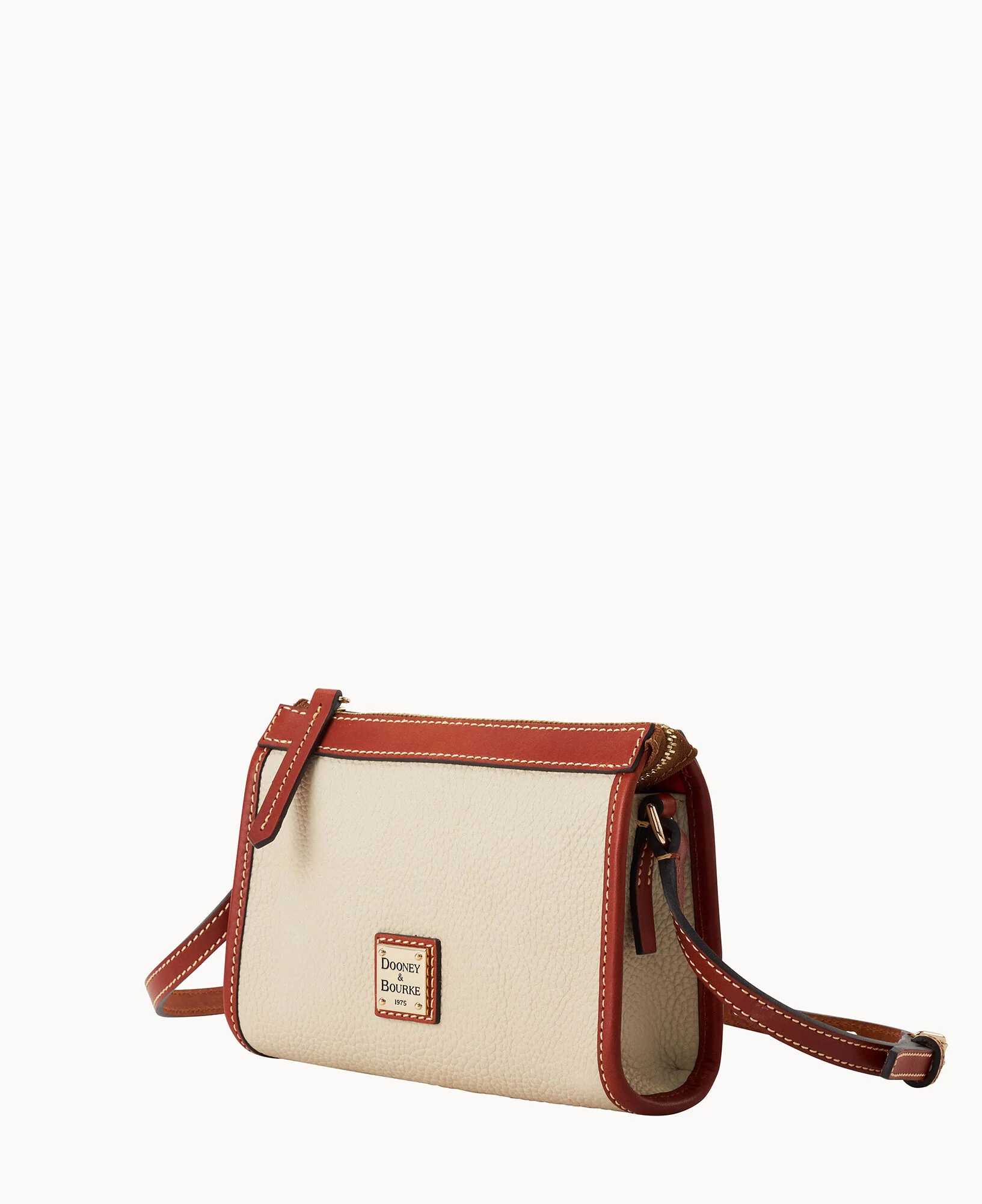 Pebble Grain Small East West Crossbody - Image 36