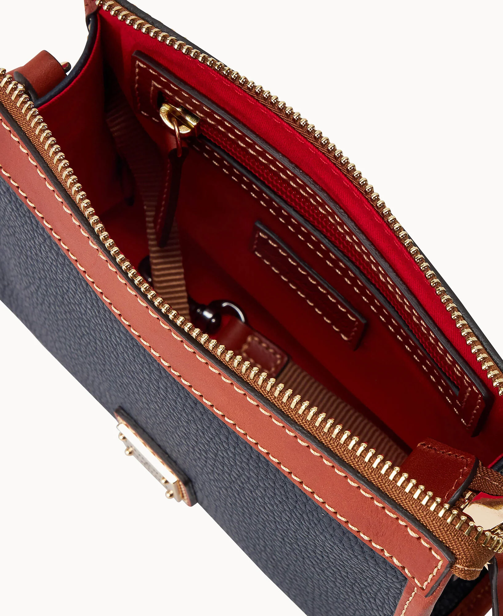 Pebble Grain Small East West Crossbody - Image 48