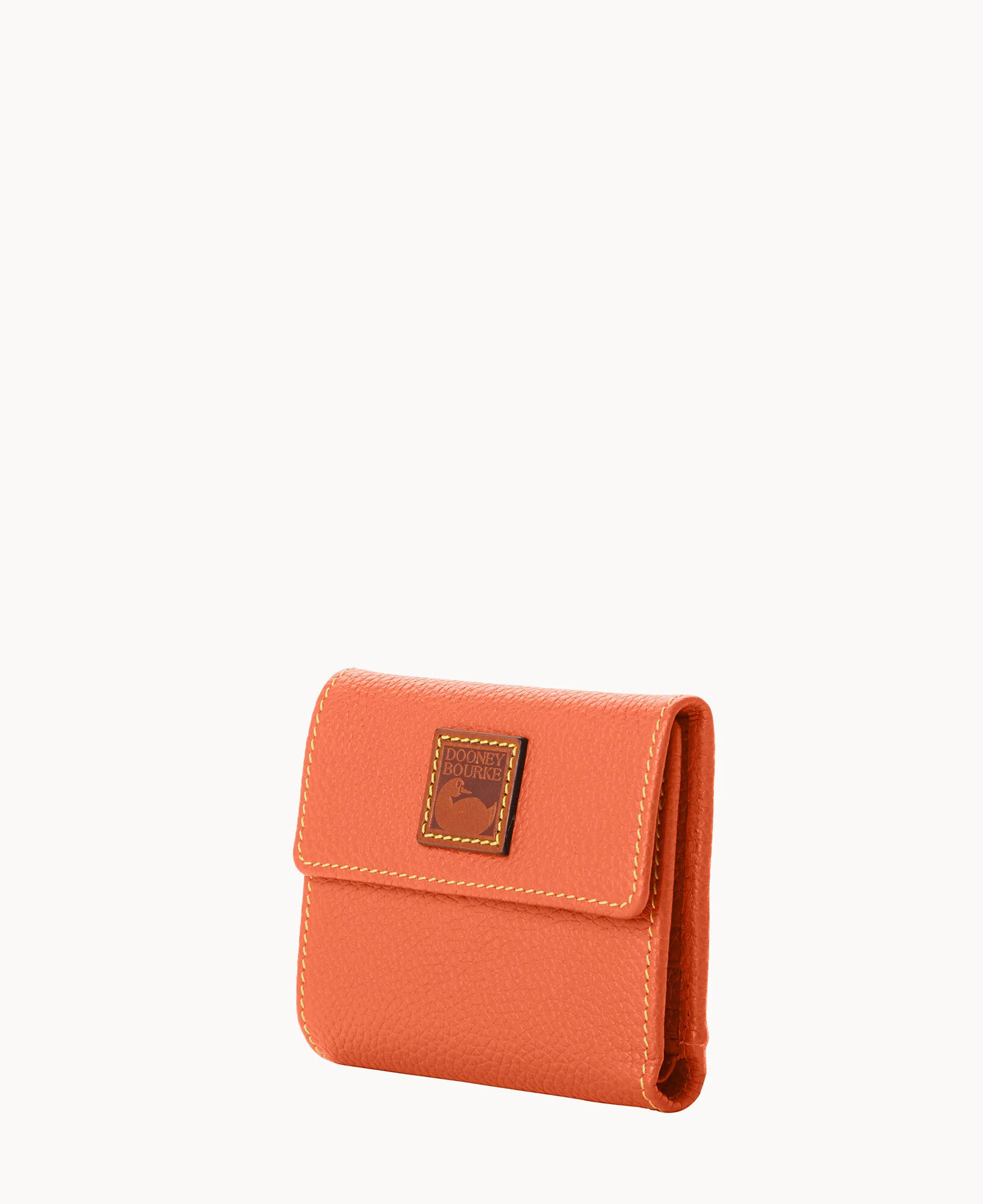 Pebble Grain Small Flap Wallet - Image 13