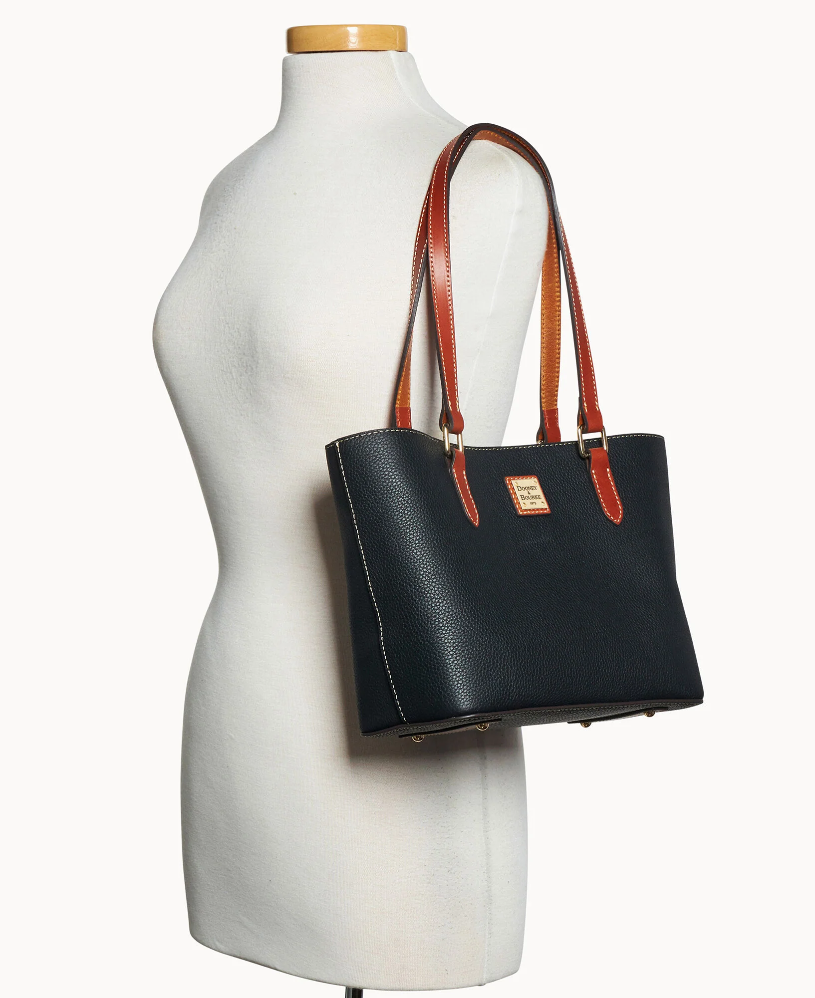 Pebble Grain Small Jessie Tote - Image 10