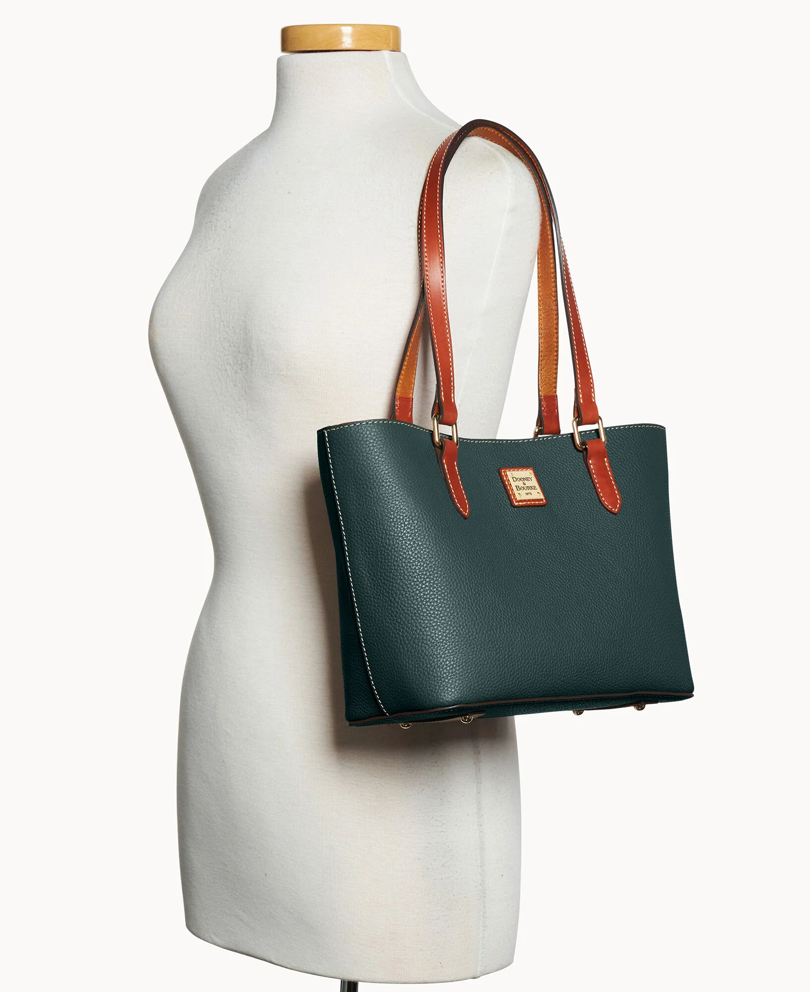 Pebble Grain Small Jessie Tote - Image 38