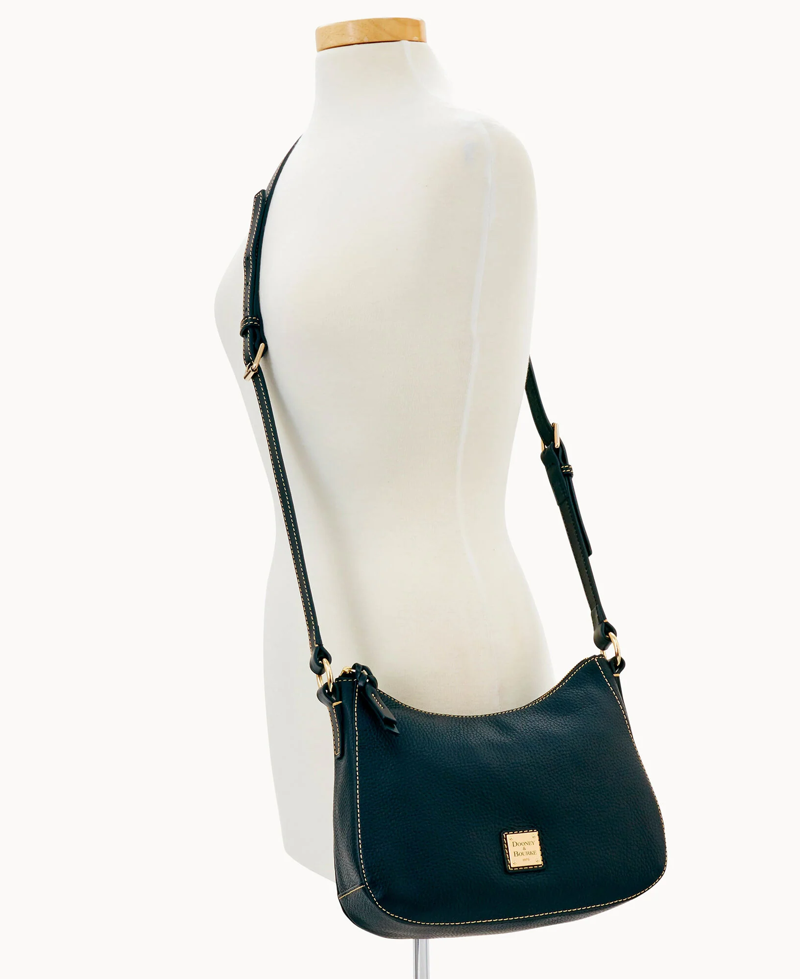 Pebble Grain Small Kiley Crossbody - Image 13