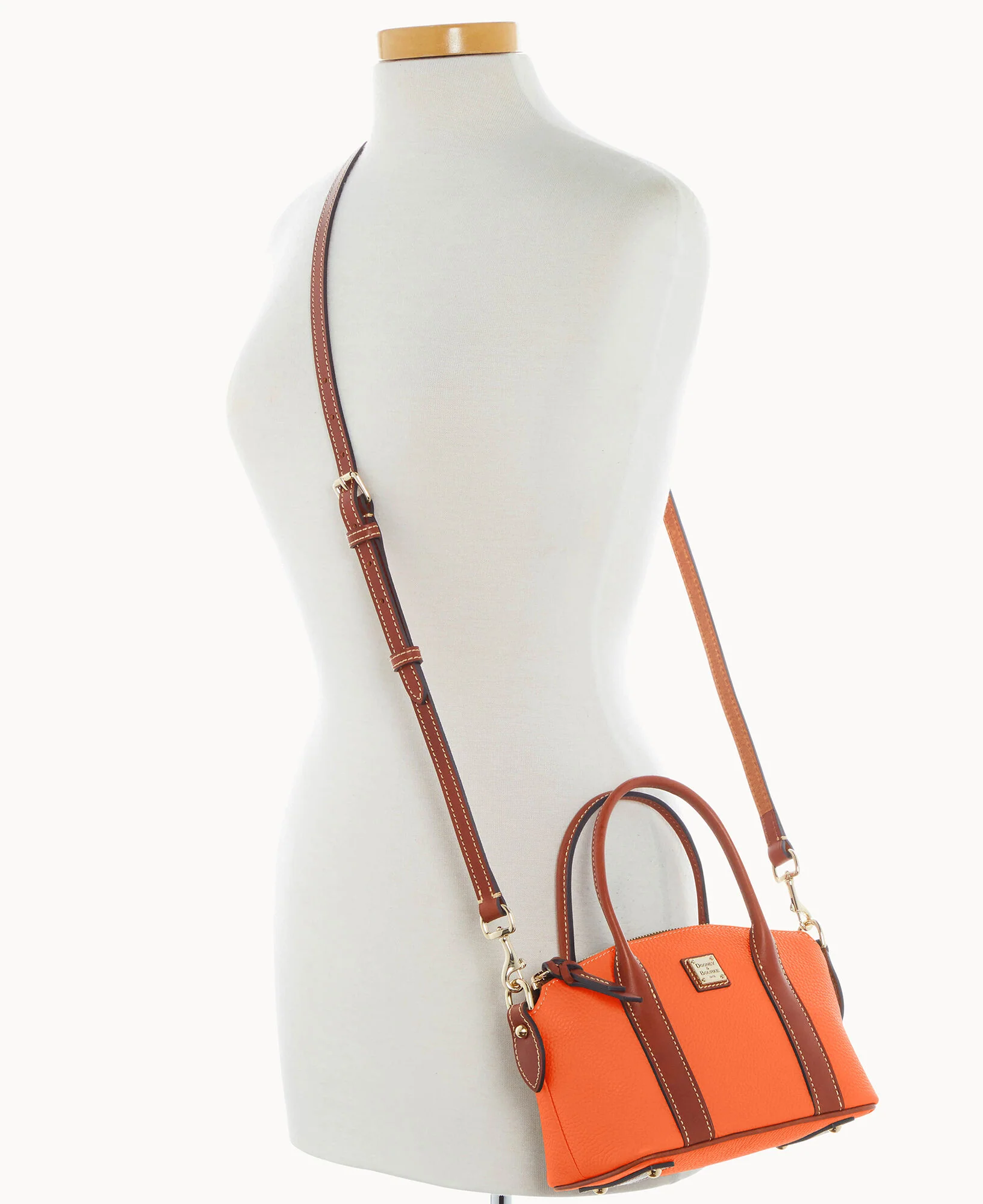 Pebble Grain Small Madeline Satchel - Image 19
