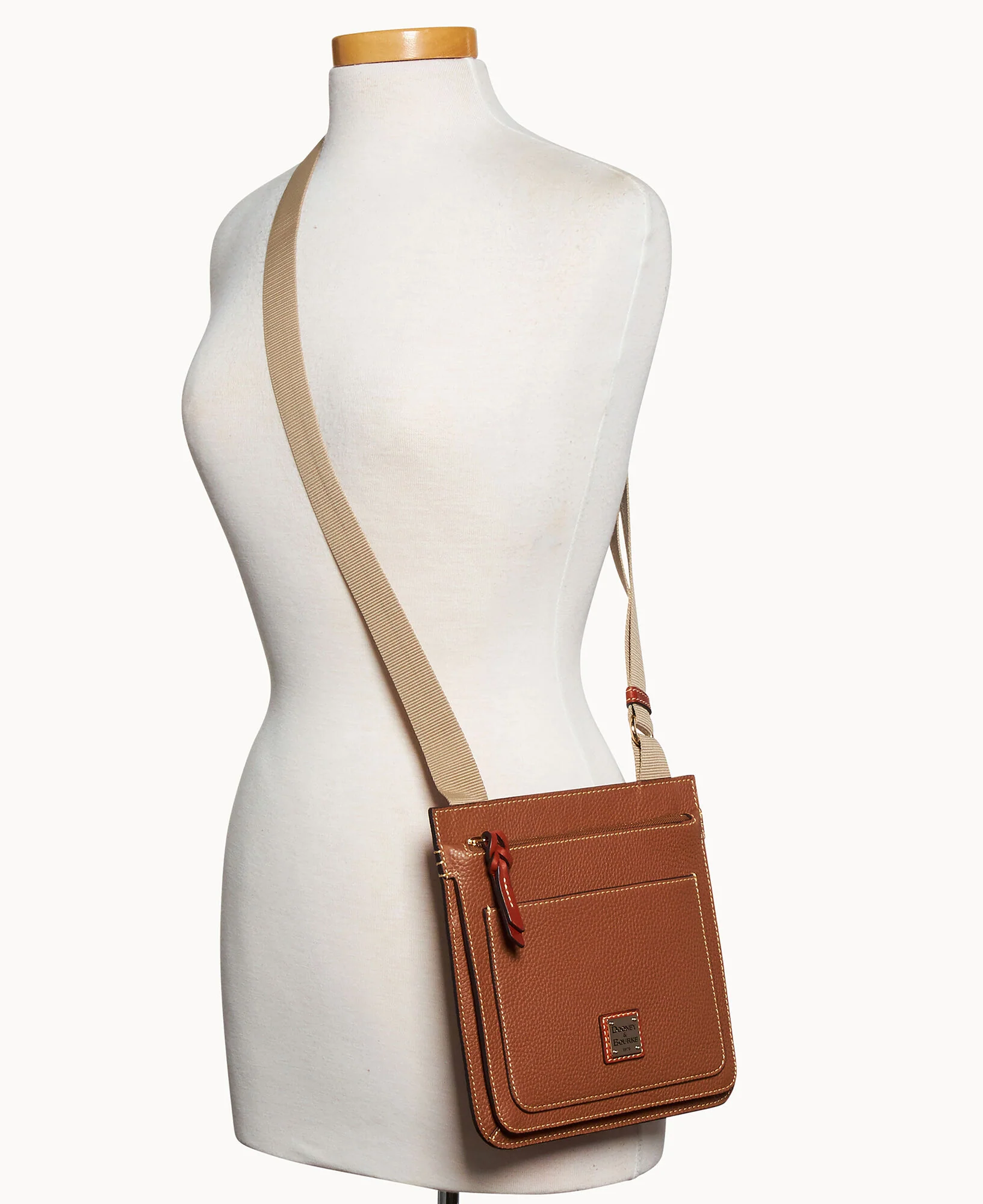 Pebble Grain Small Mallory Crossbody - Image 12