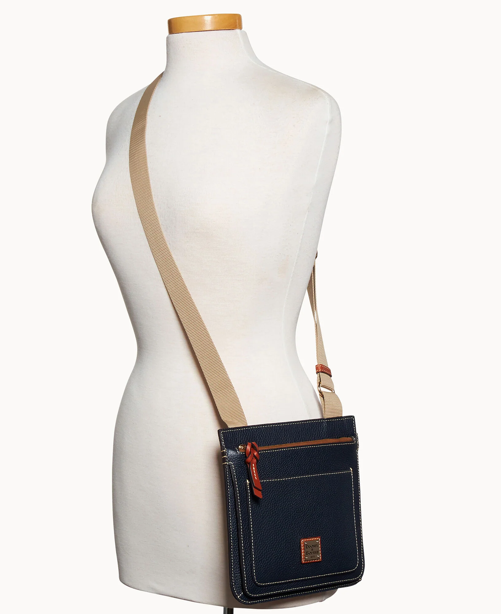 Pebble Grain Small Mallory Crossbody - Image 16