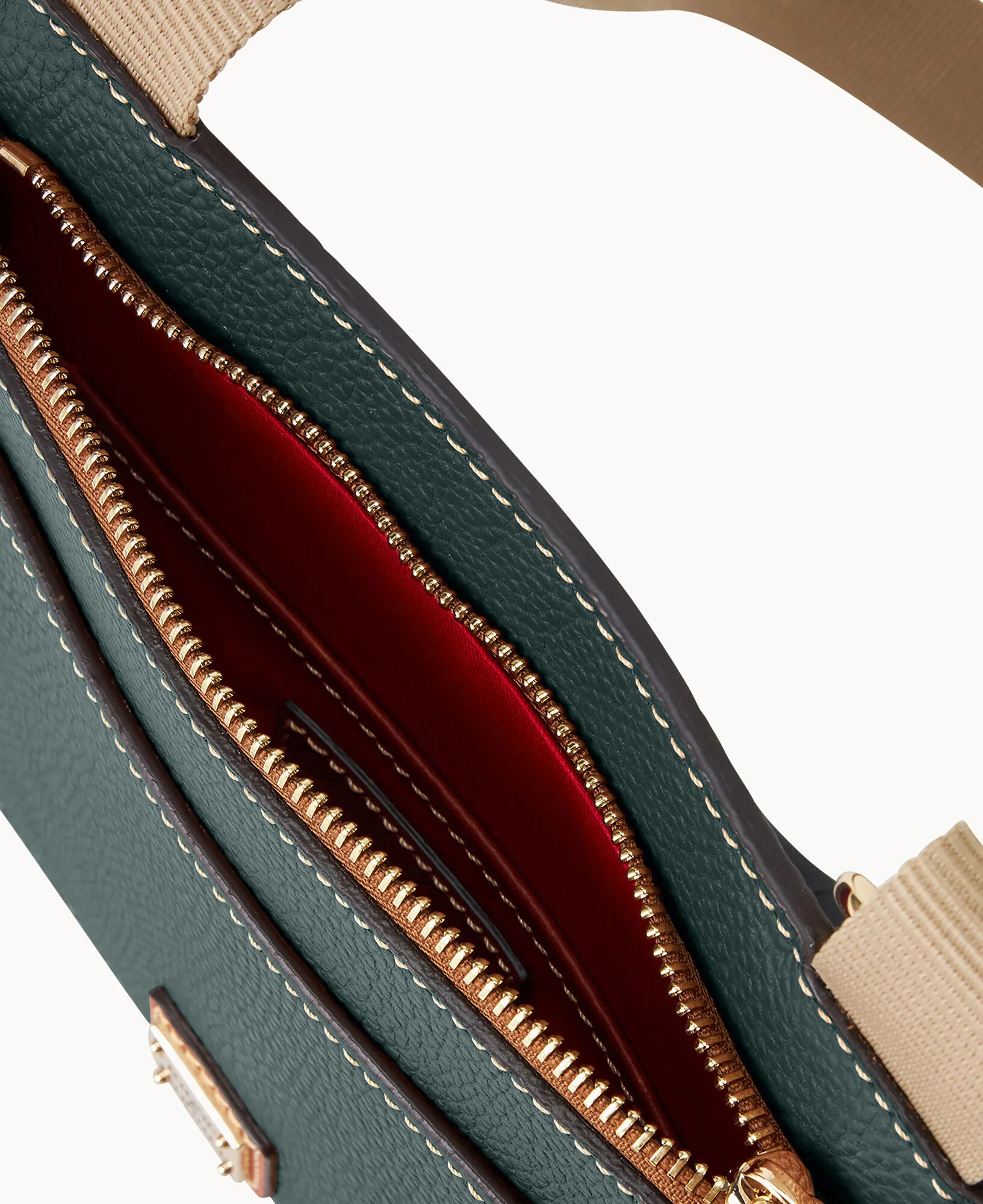 Pebble Grain Small Mallory Crossbody - Image 18