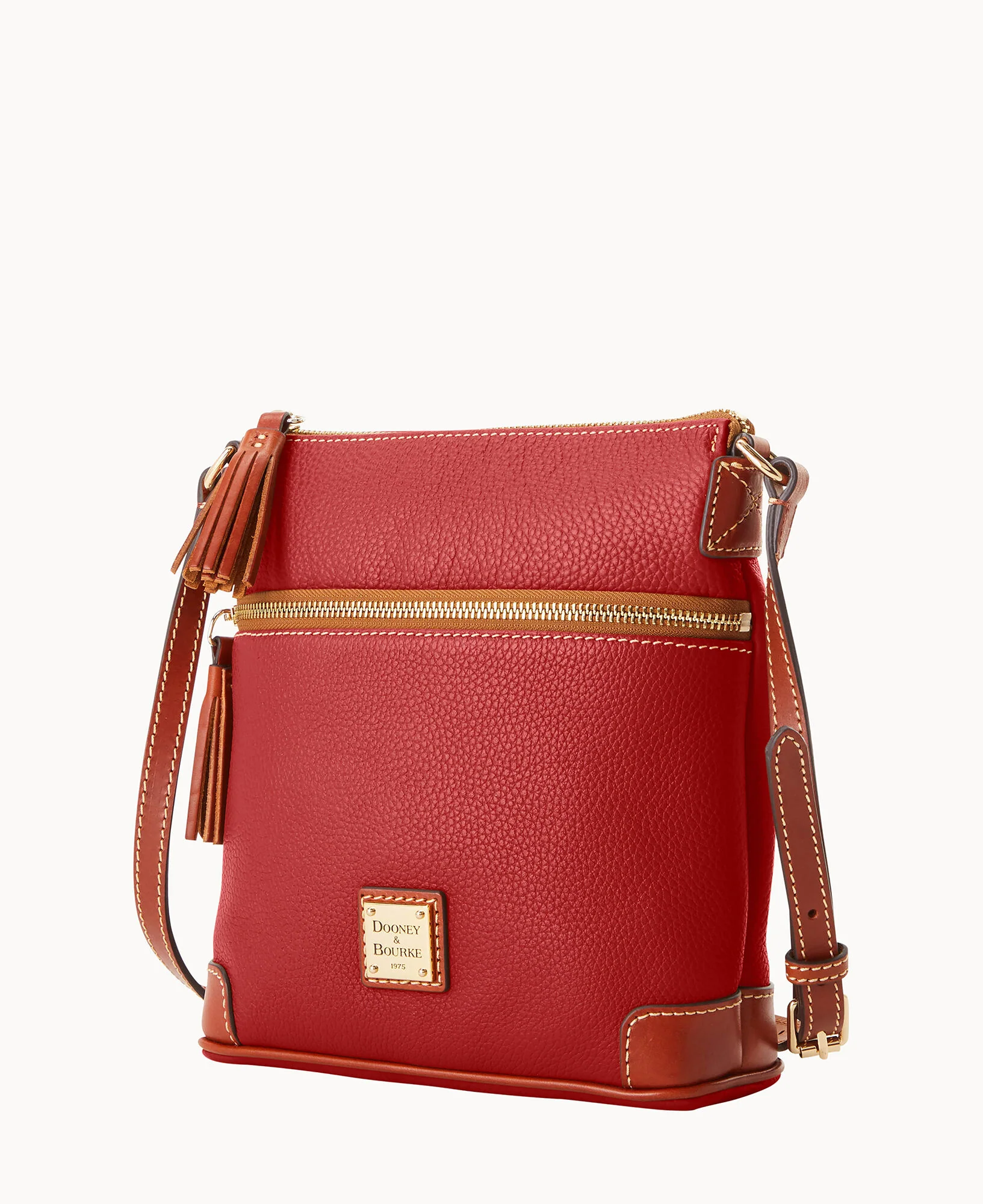 Pebble Grain Small Tassel Crossbody - Image 5