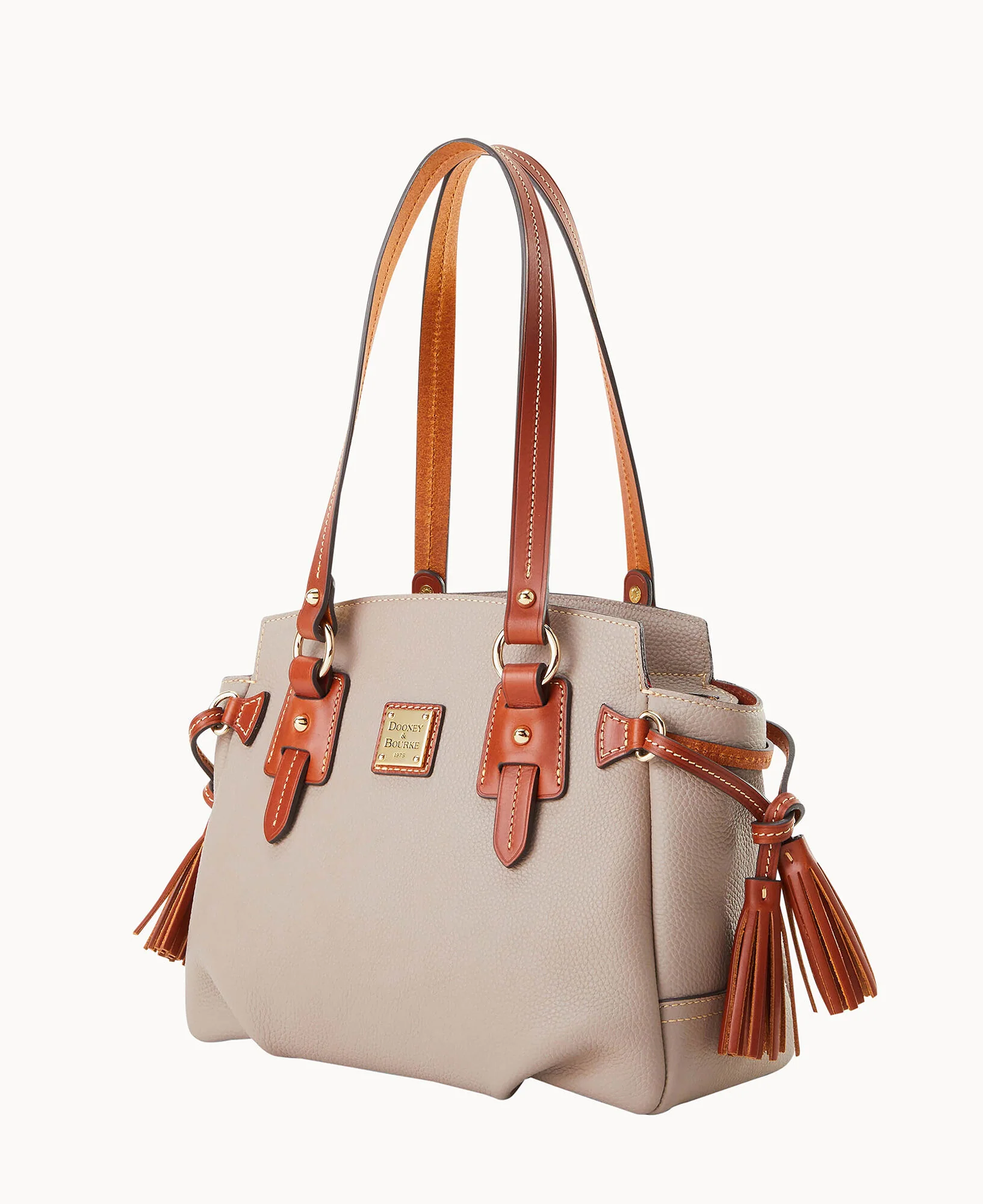 Pebble Grain Small Winged Shopper - Image 13