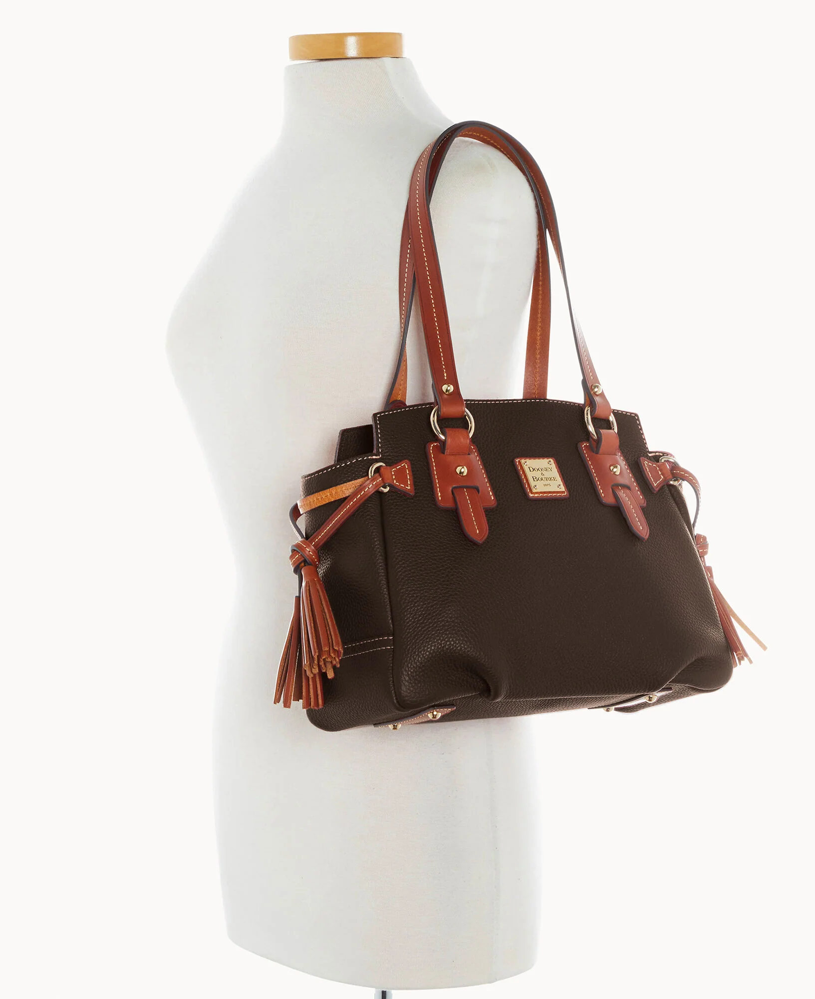 Pebble Grain Small Winged Shopper - Image 19