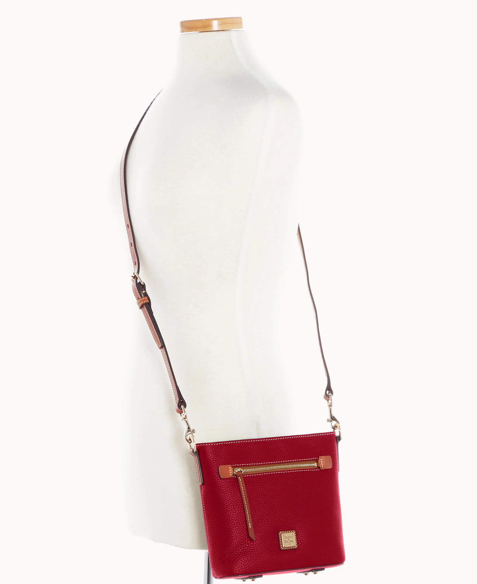 Pebble Grain Small Zip Crossbody - Image 28