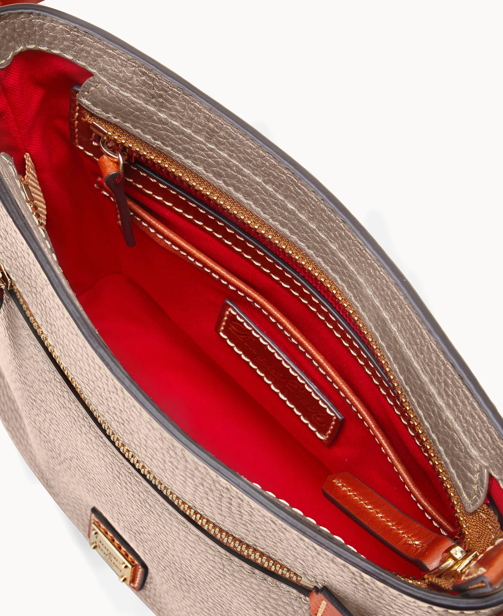 Pebble Grain Small Zip Crossbody - Image 29
