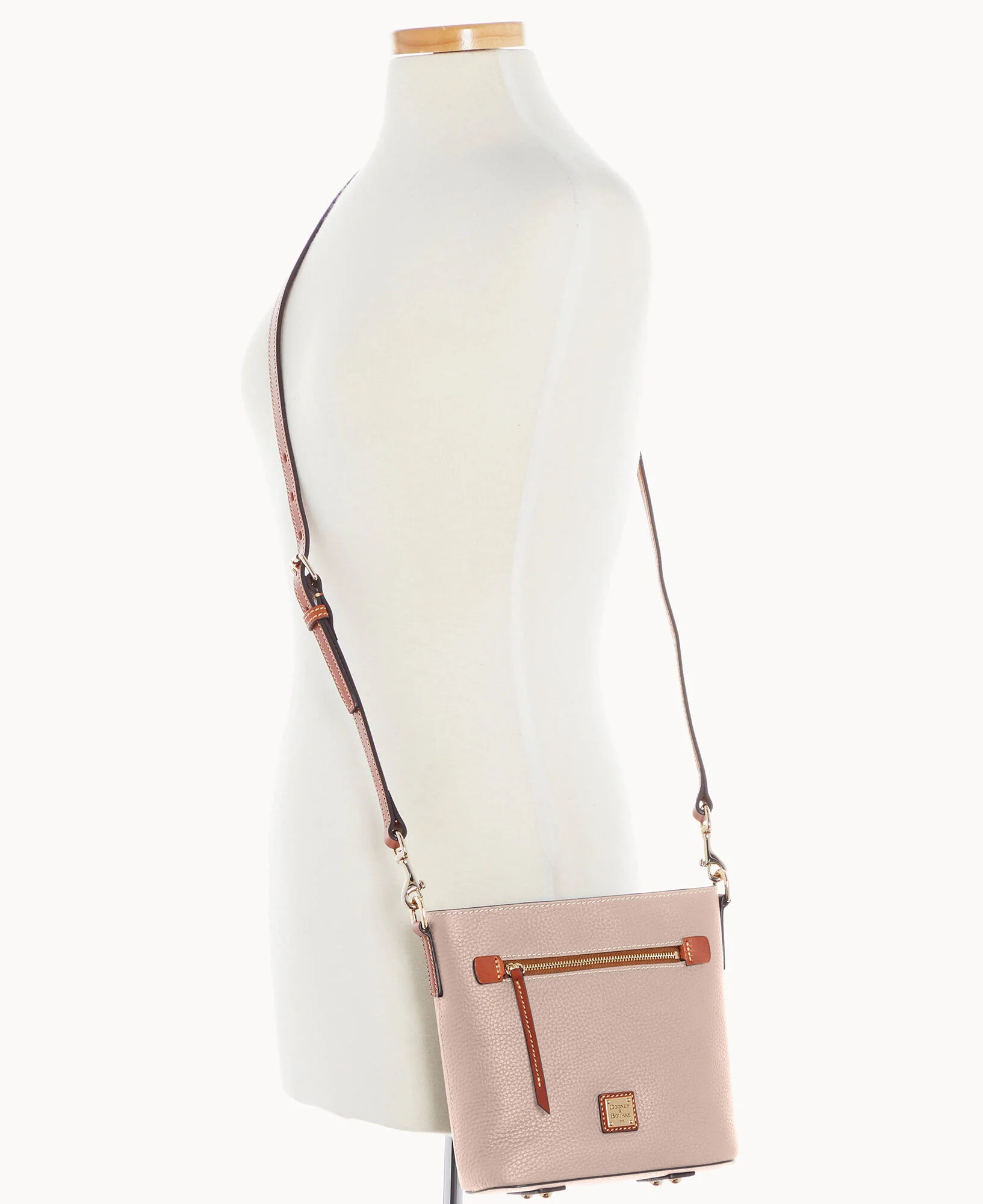 Pebble Grain Small Zip Crossbody - Image 30