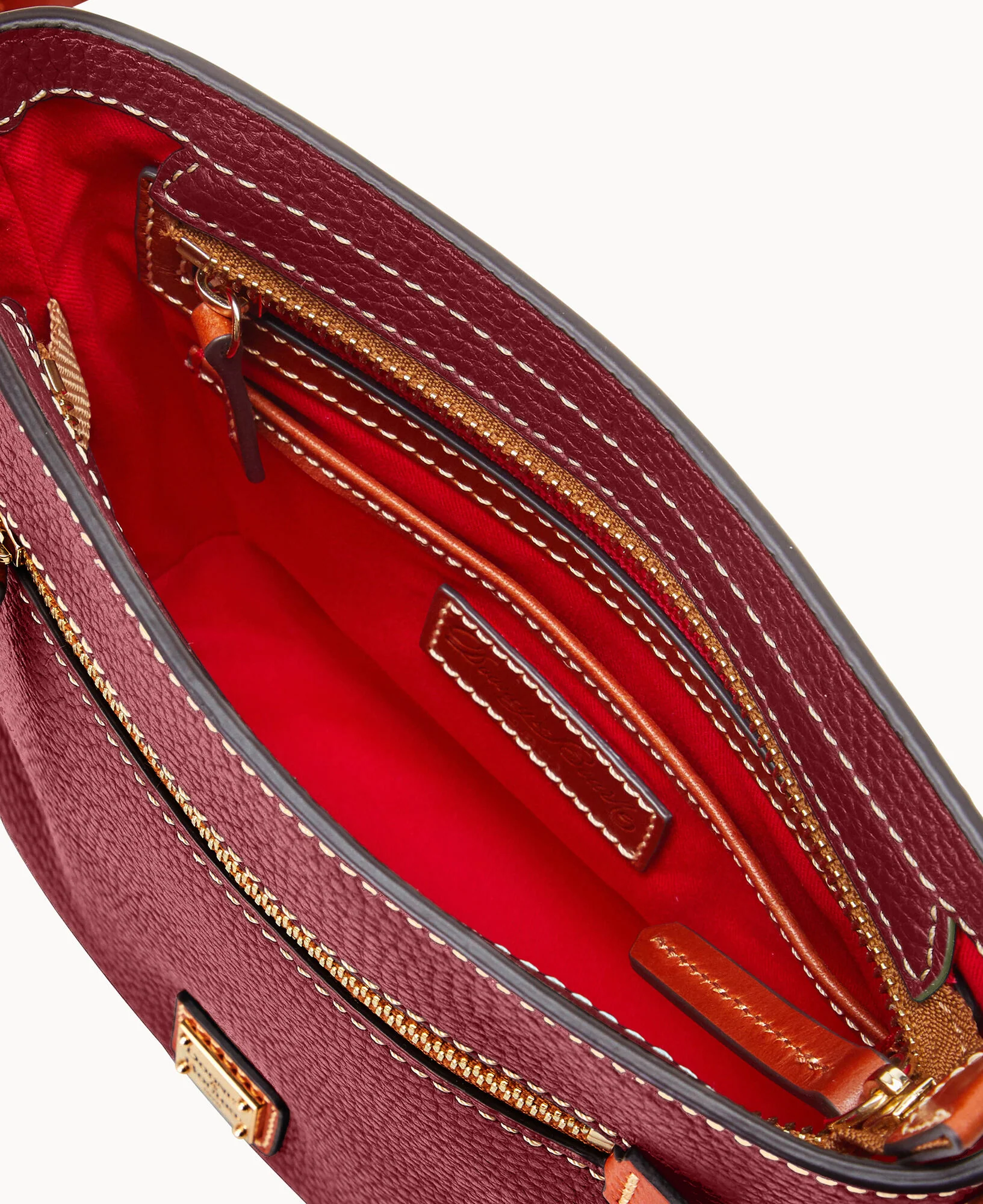 Pebble Grain Small Zip Crossbody - Image 32