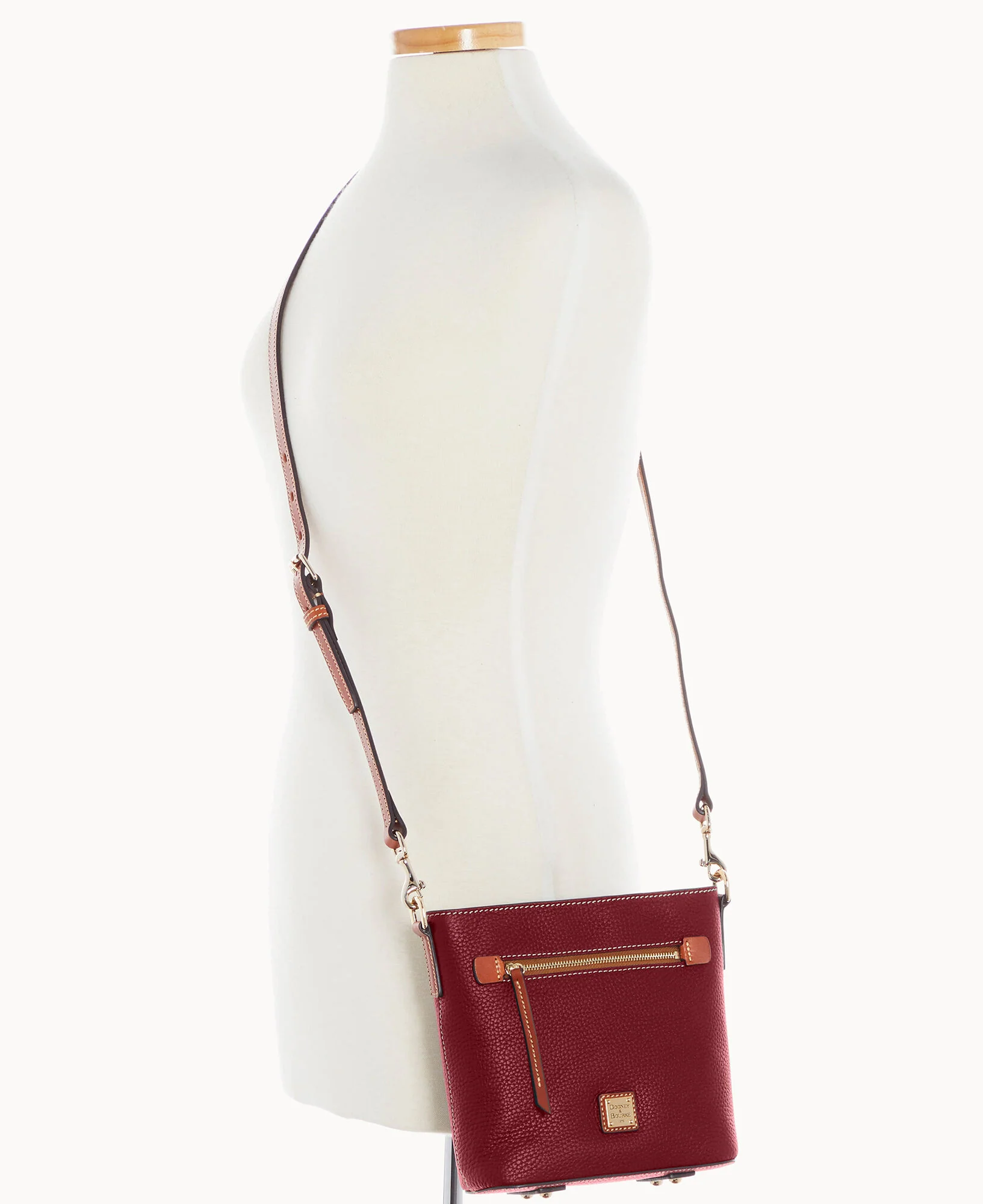 Pebble Grain Small Zip Crossbody - Image 33