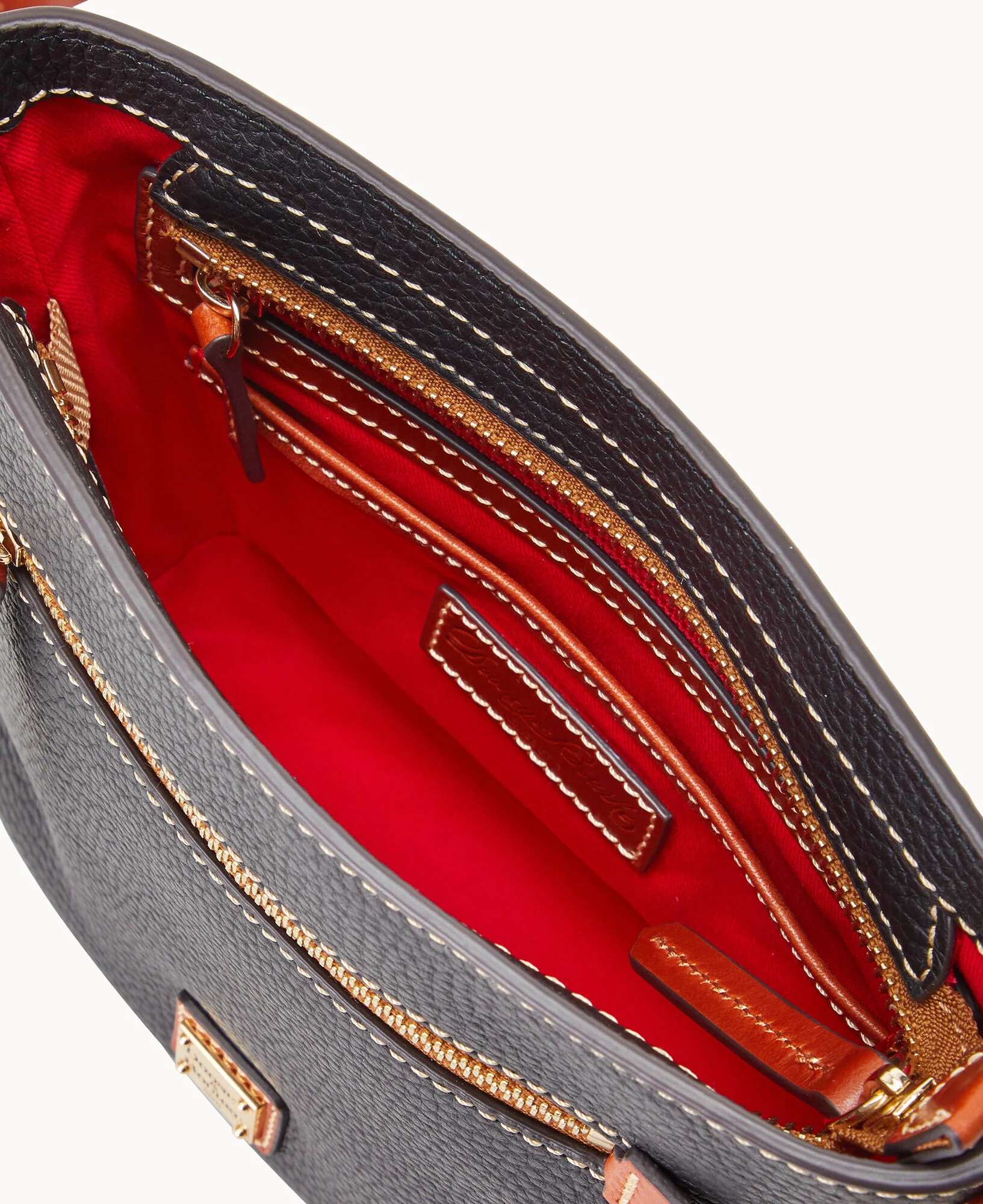 Pebble Grain Small Zip Crossbody - Image 39
