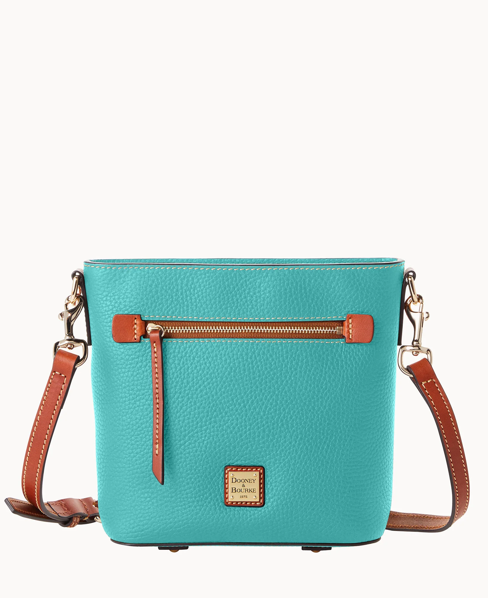 Pebble Grain Small Zip Crossbody - Image 41