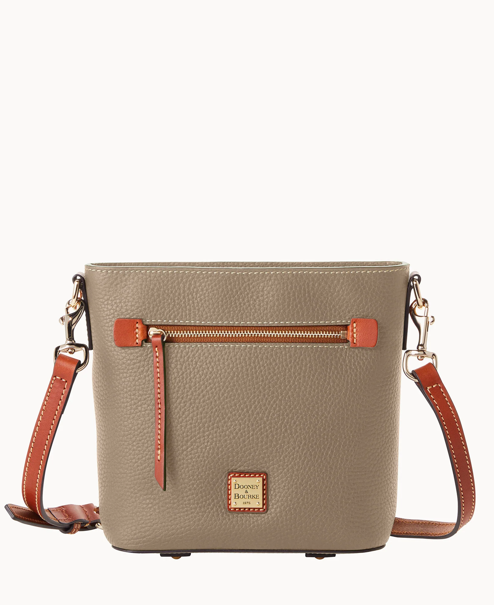 Pebble Grain Small Zip Crossbody - Image 50
