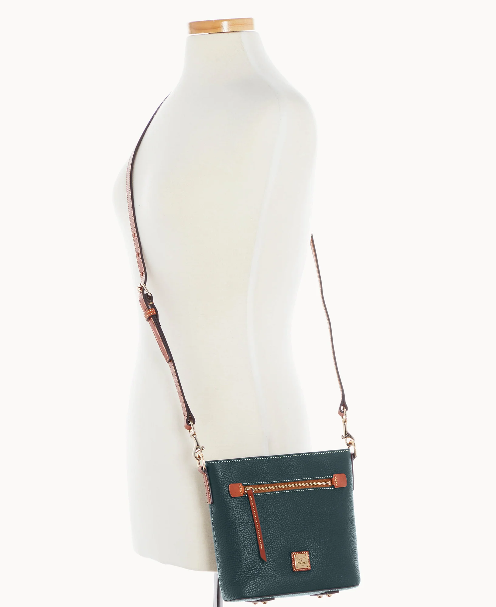 Pebble Grain Small Zip Crossbody - Image 55