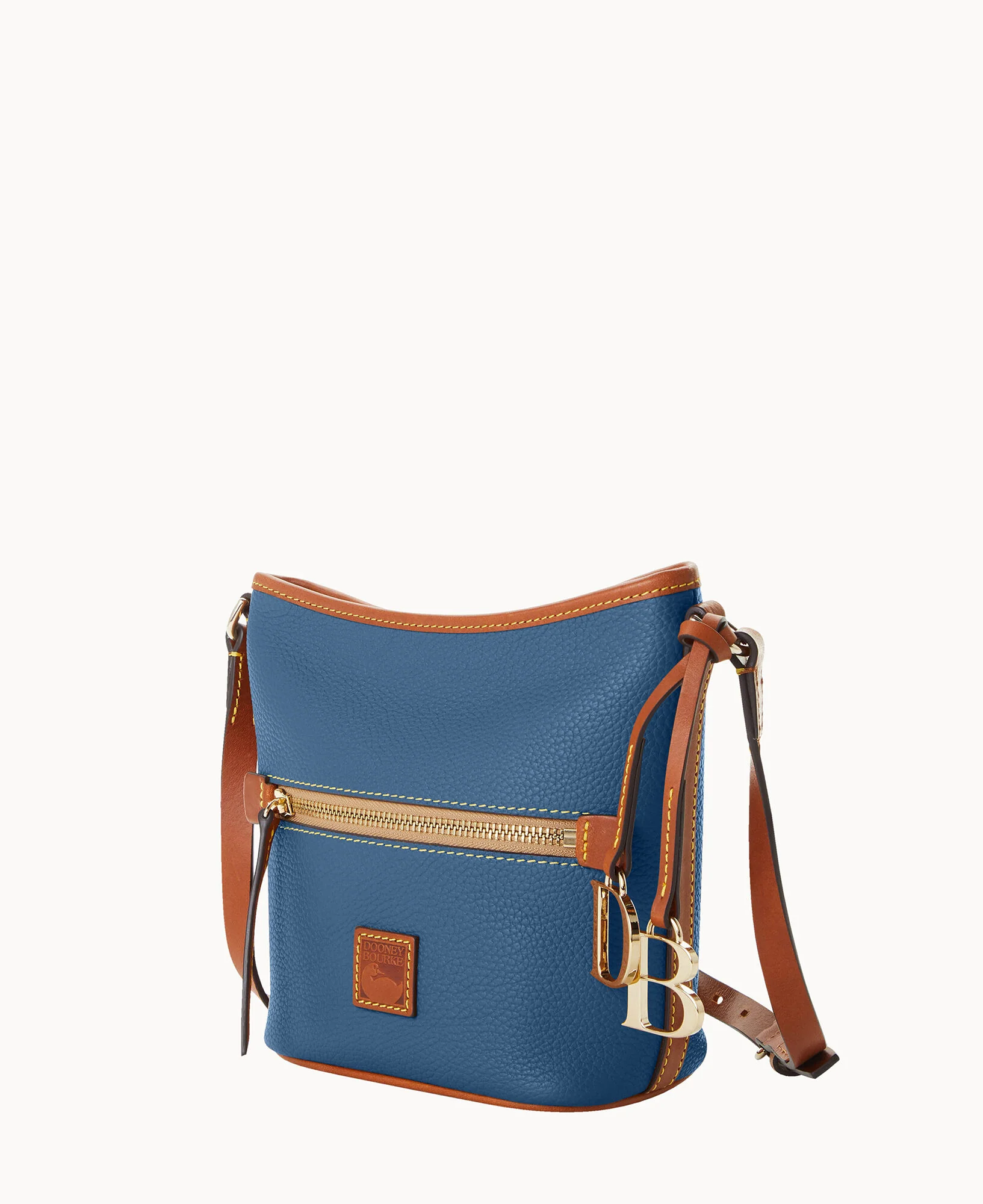 Pebble Grain Small Zip Sac - Image 13